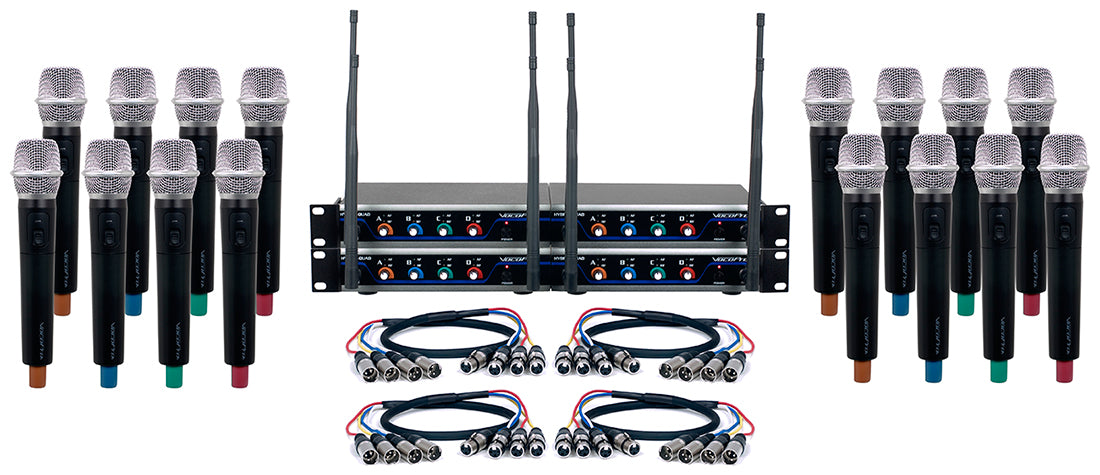 Digital-Acapella-16 - 16 Ch. 24Bit Digital Wireless Handheld Mic Sys With Mic-On-Chip Technology