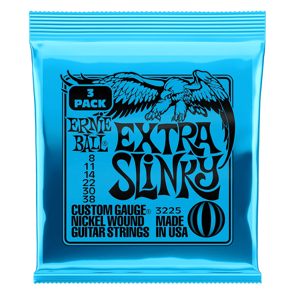 Ernie Ball Not Even Slinky 12-56 Gauge Nickel Wound Electric Guitar Strings, 3 Pack