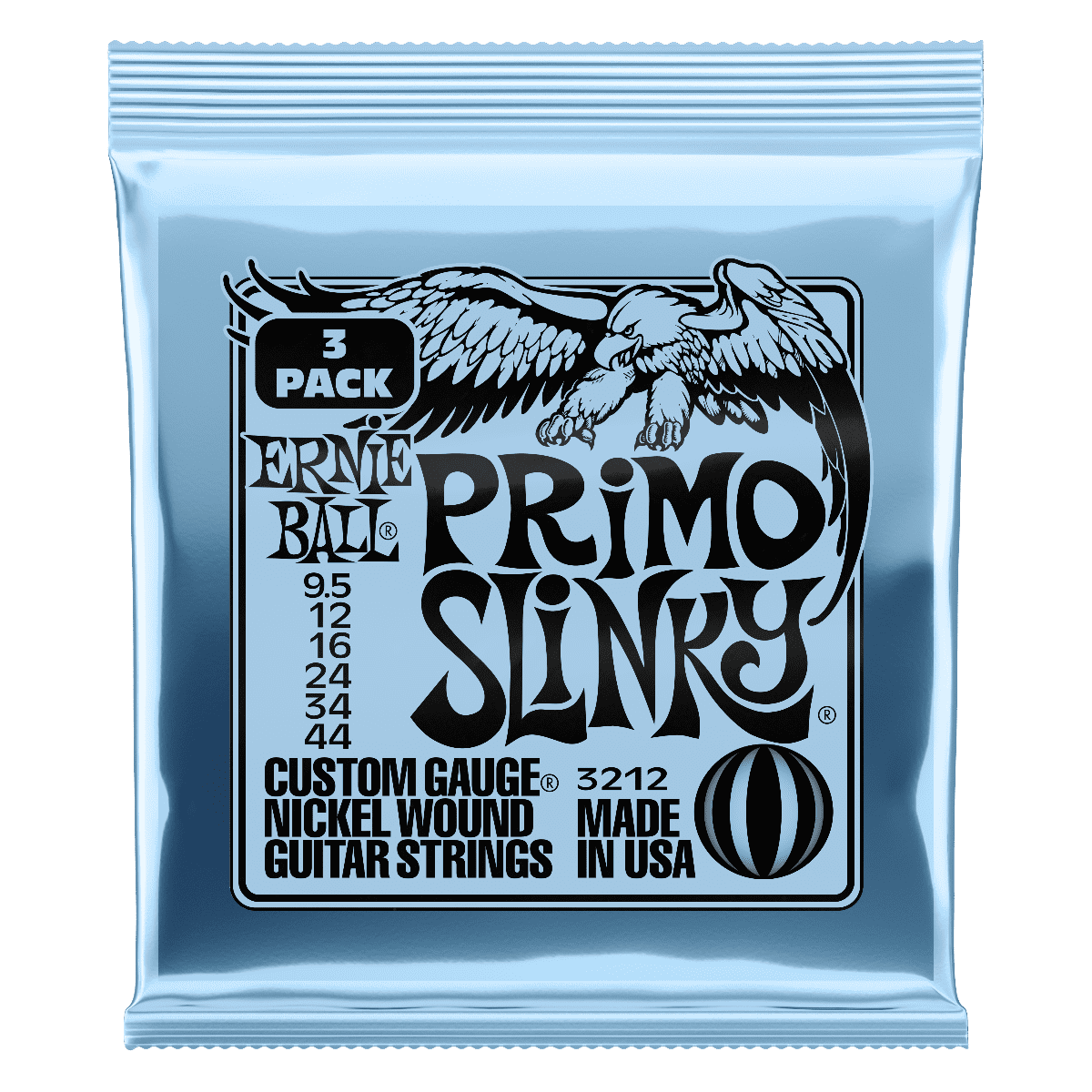 Ernie Ball Nickel Wound Electric Guitar String, 6.00 In