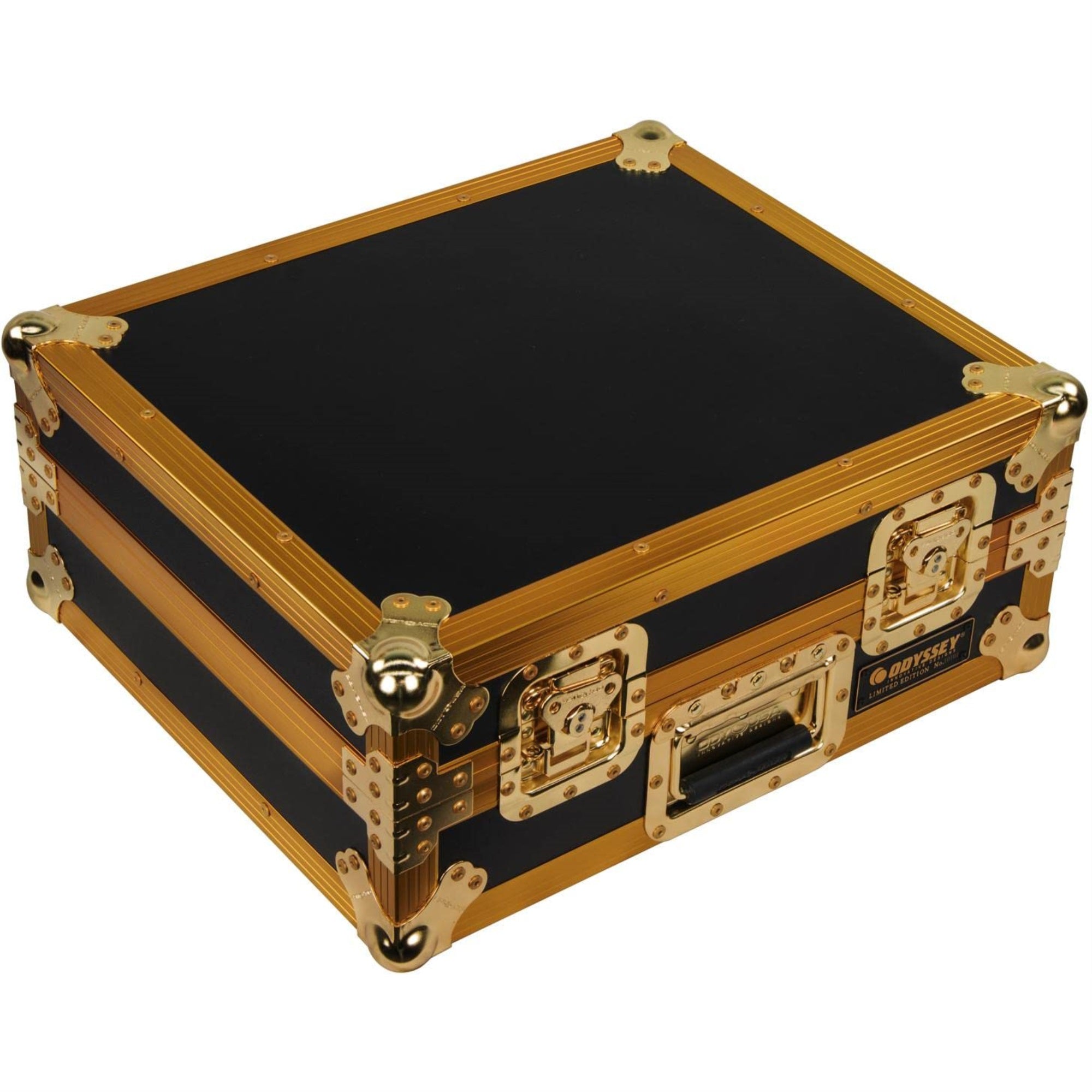 Odyssey Limited Edition Gold Turntable Flight Case