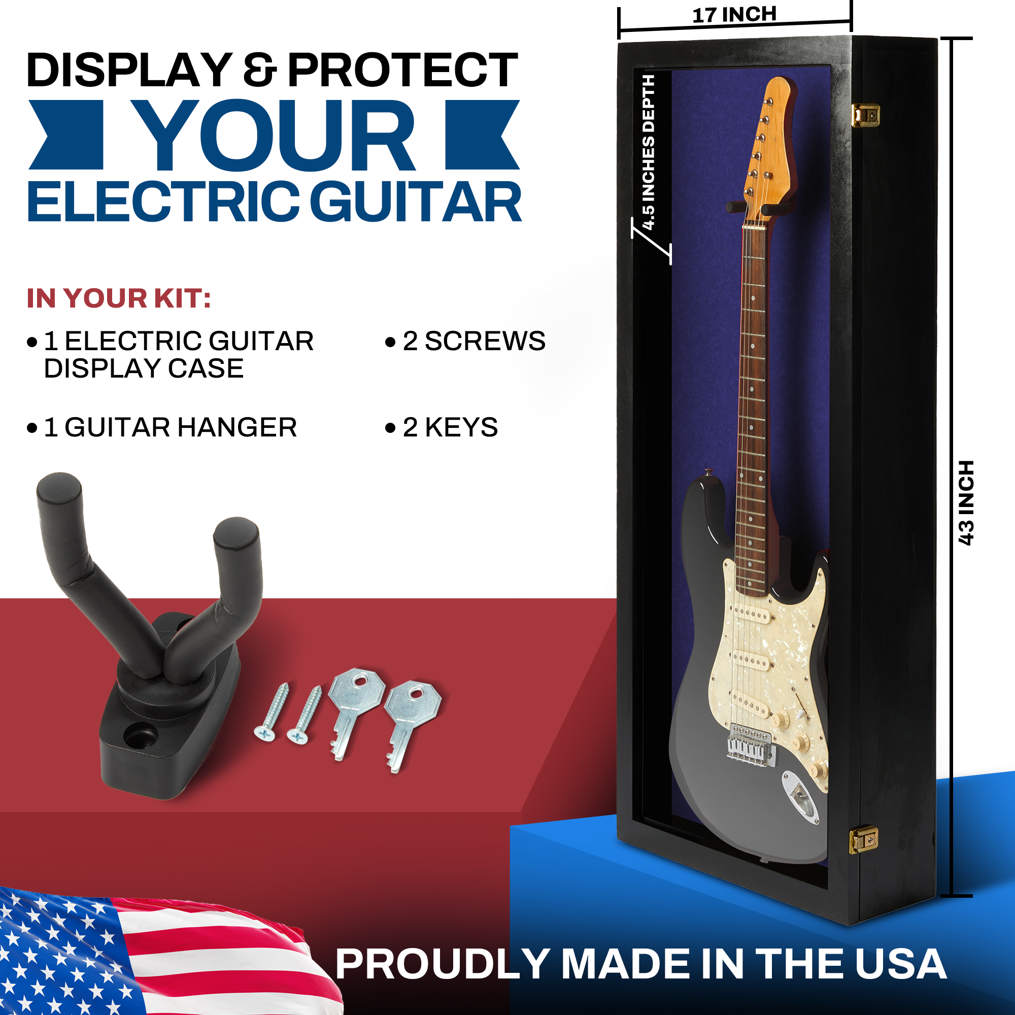 Electric Guitar Display Case