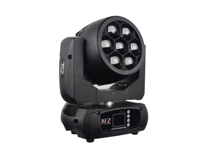 Jmaz Jz3008 210 Watt Led Moving Head Atco Wash 150Z With Zoom 6-60 Deg & 7 Quad Rgbw Leds