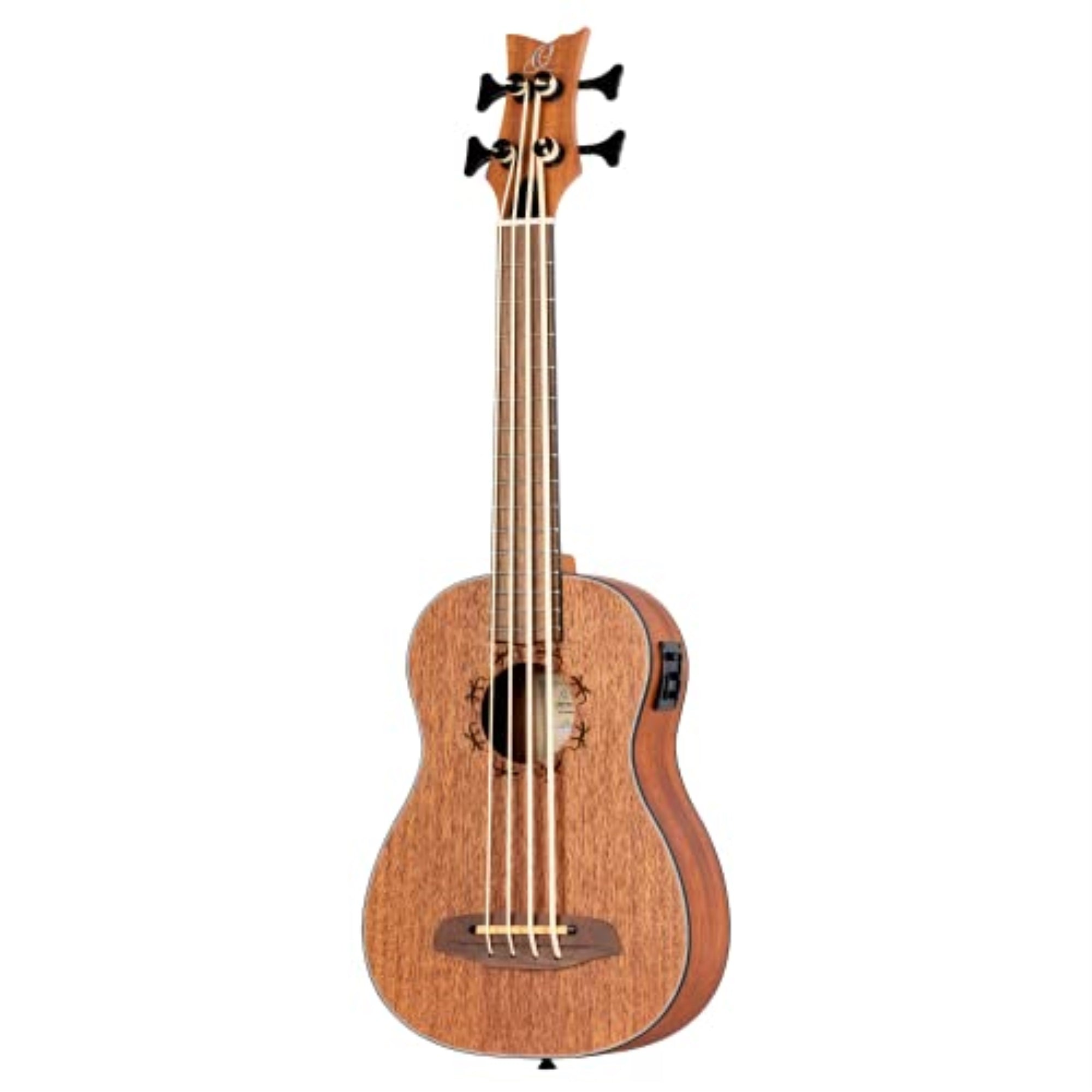 Lizard Series Left-Handed Acoustic-Electric Uke-Bass With Bag