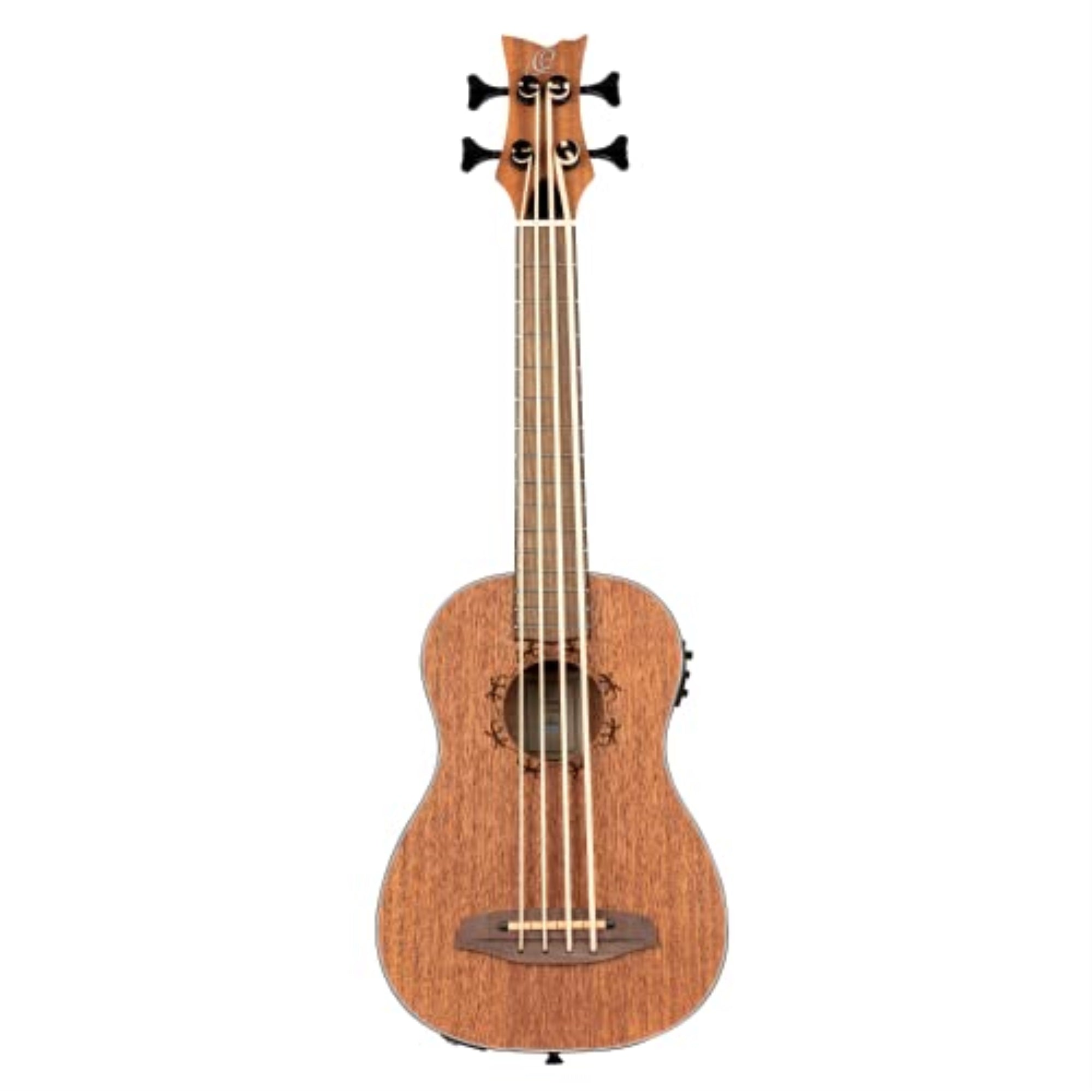 Lizard Series Left-Handed Acoustic-Electric Uke-Bass with Bag