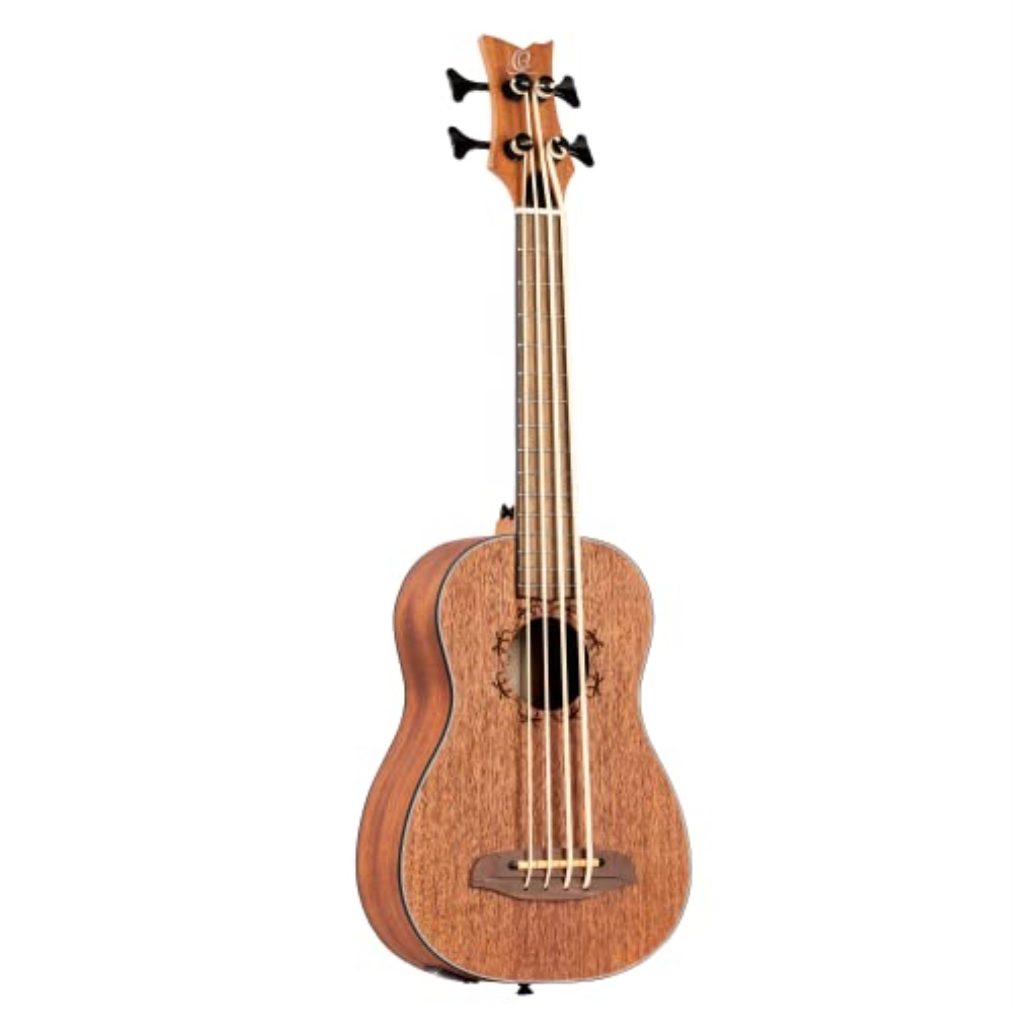 Lizard Series Left-Handed Acoustic-Electric Uke-Bass with Bag