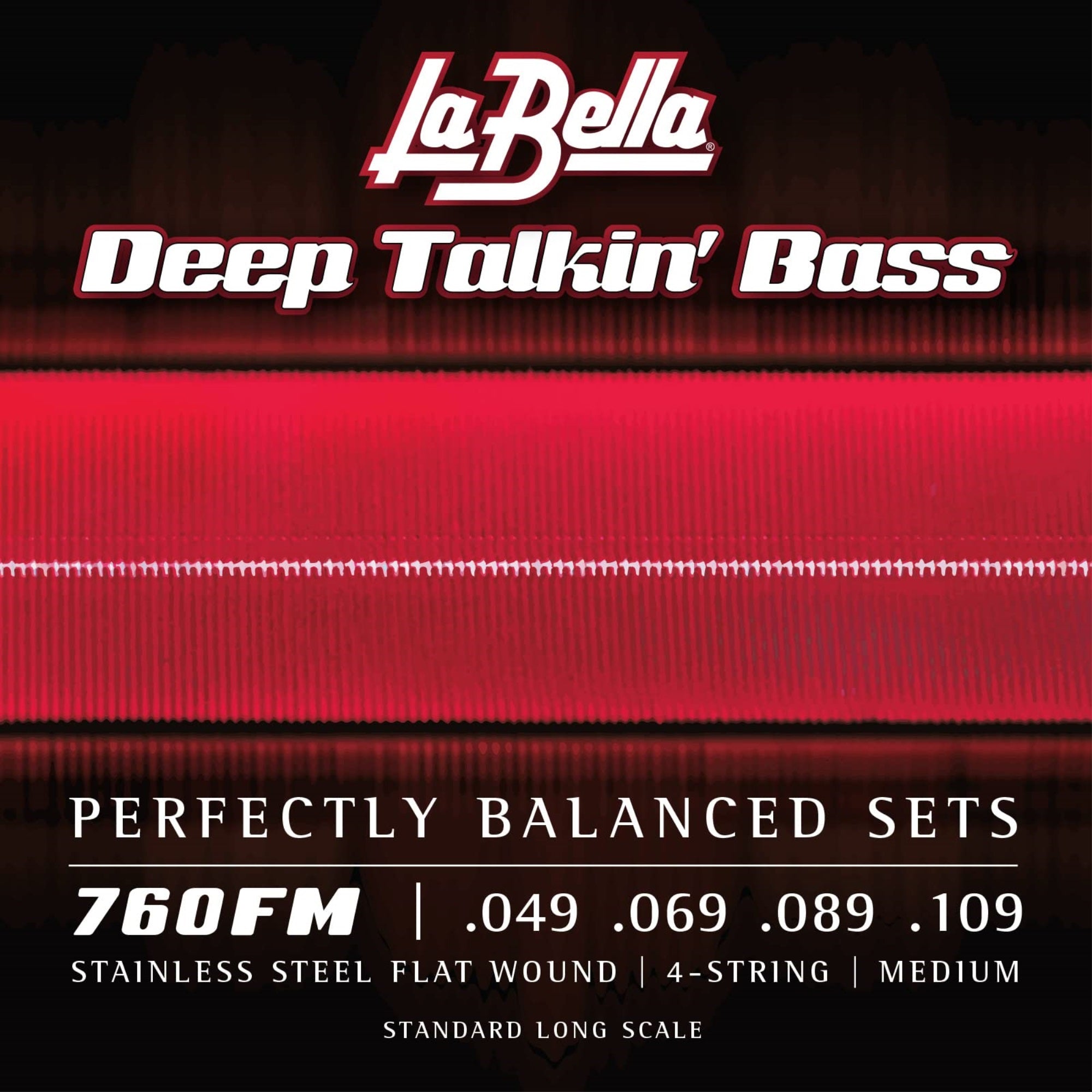 La Bella 760Fm Deep Talkin Bass Flats - Medium 49-109