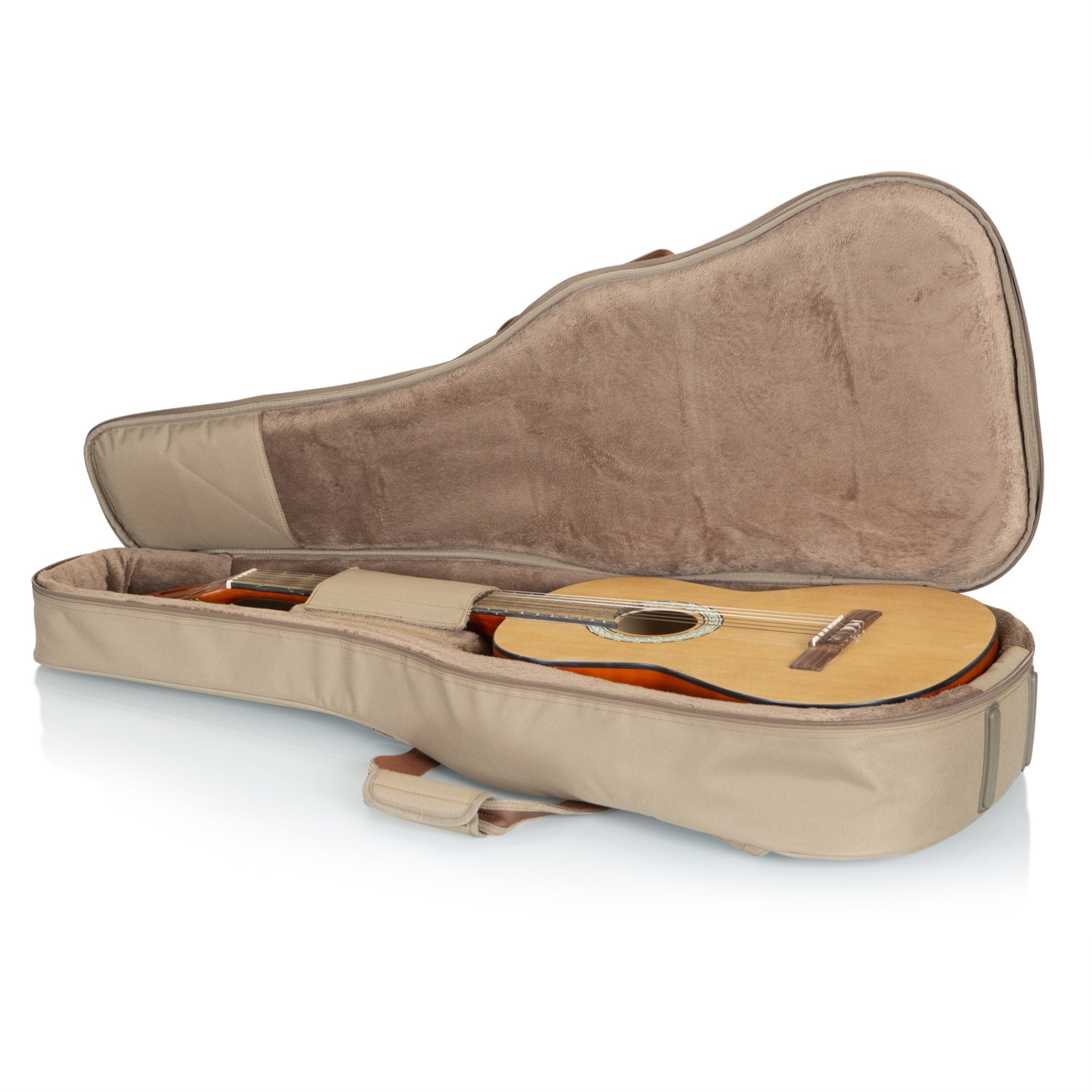 Levy'S Deluxe Gig Bag For Classical Guitars - Tan / Tan