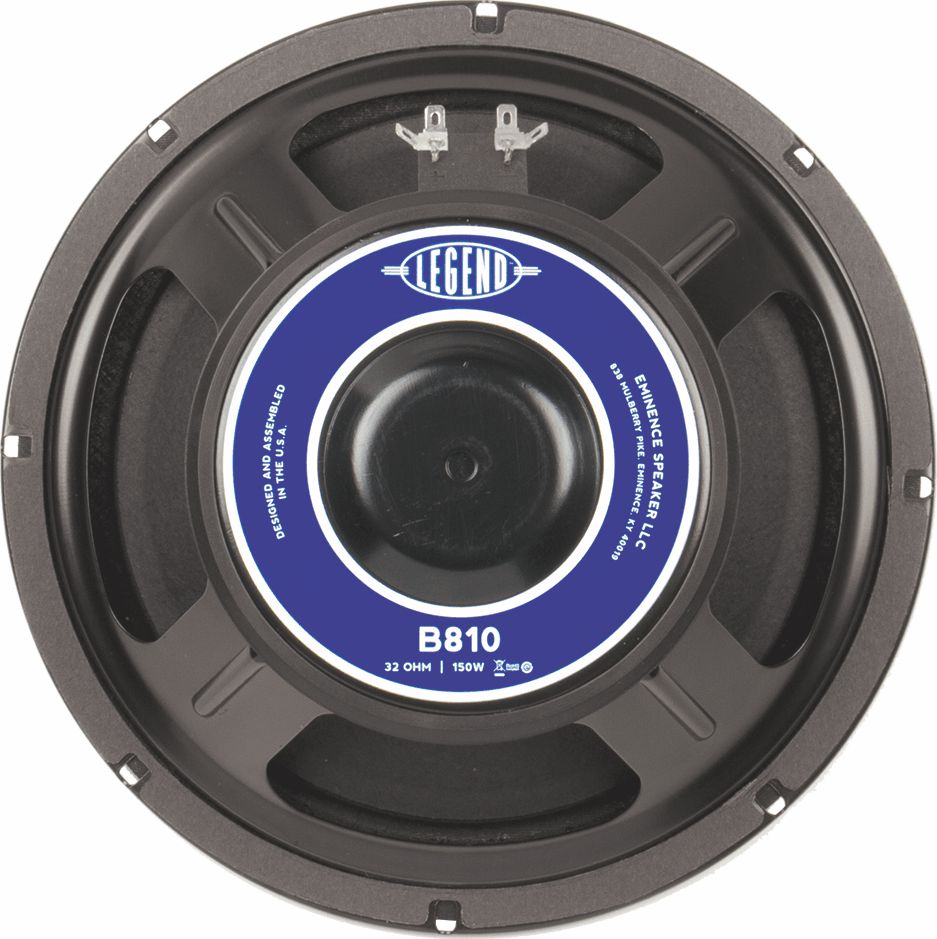 A 32 Ohm, 10 Bass Guitar Speaker Offering Classic Sound W/Modern Features. A Perfect Replacement For Your 8X10 Cabinet.-In