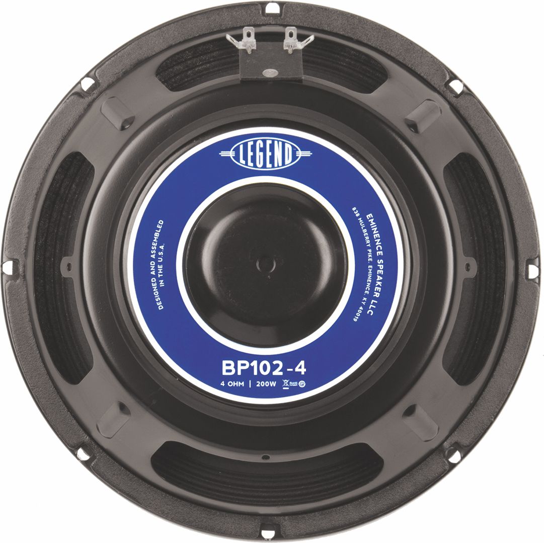 10-In Bass Guitar Speaker, 400W Max, 4 Ohms W/Copper Voice Coil