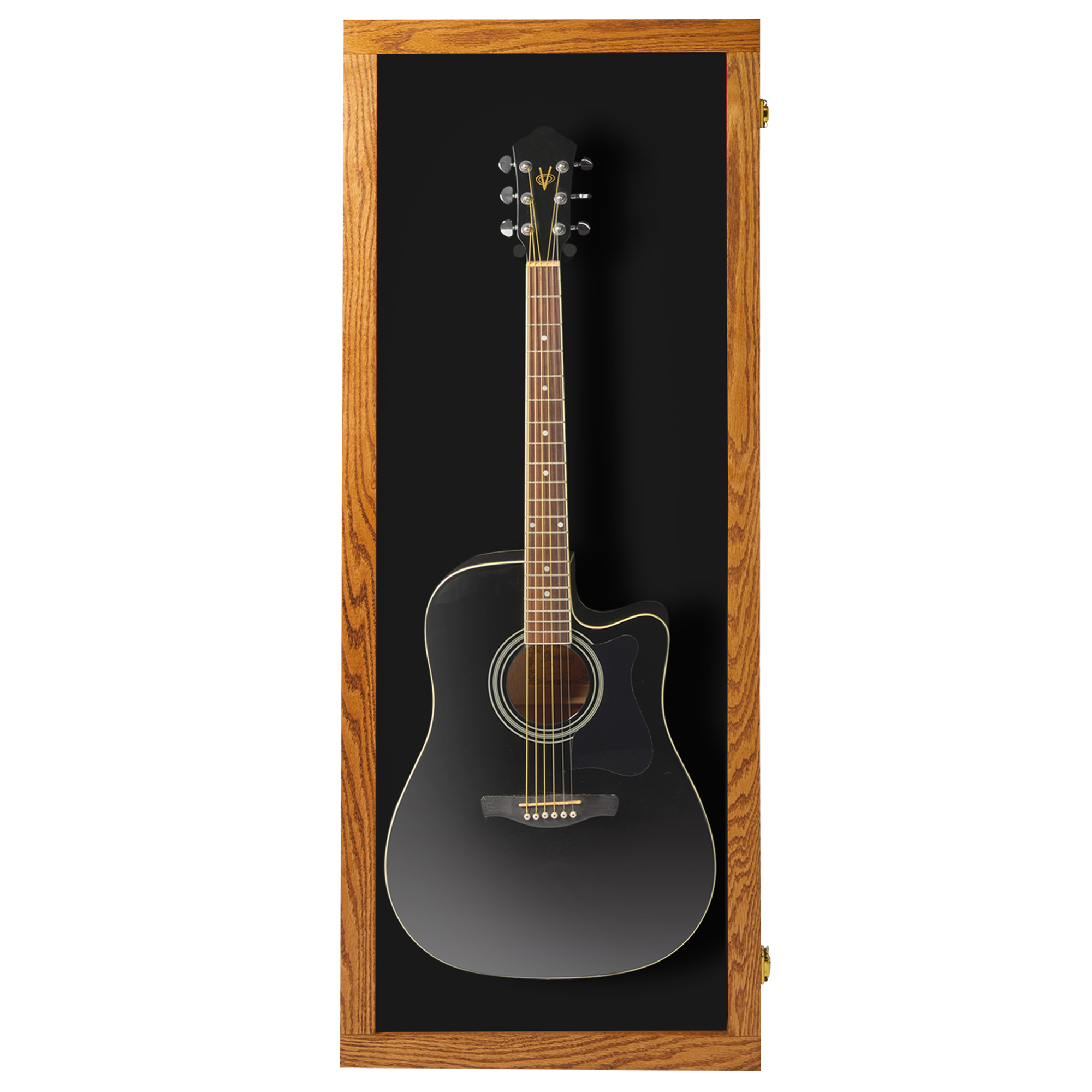 Acoustic Guitar Display Case - Premium Oak