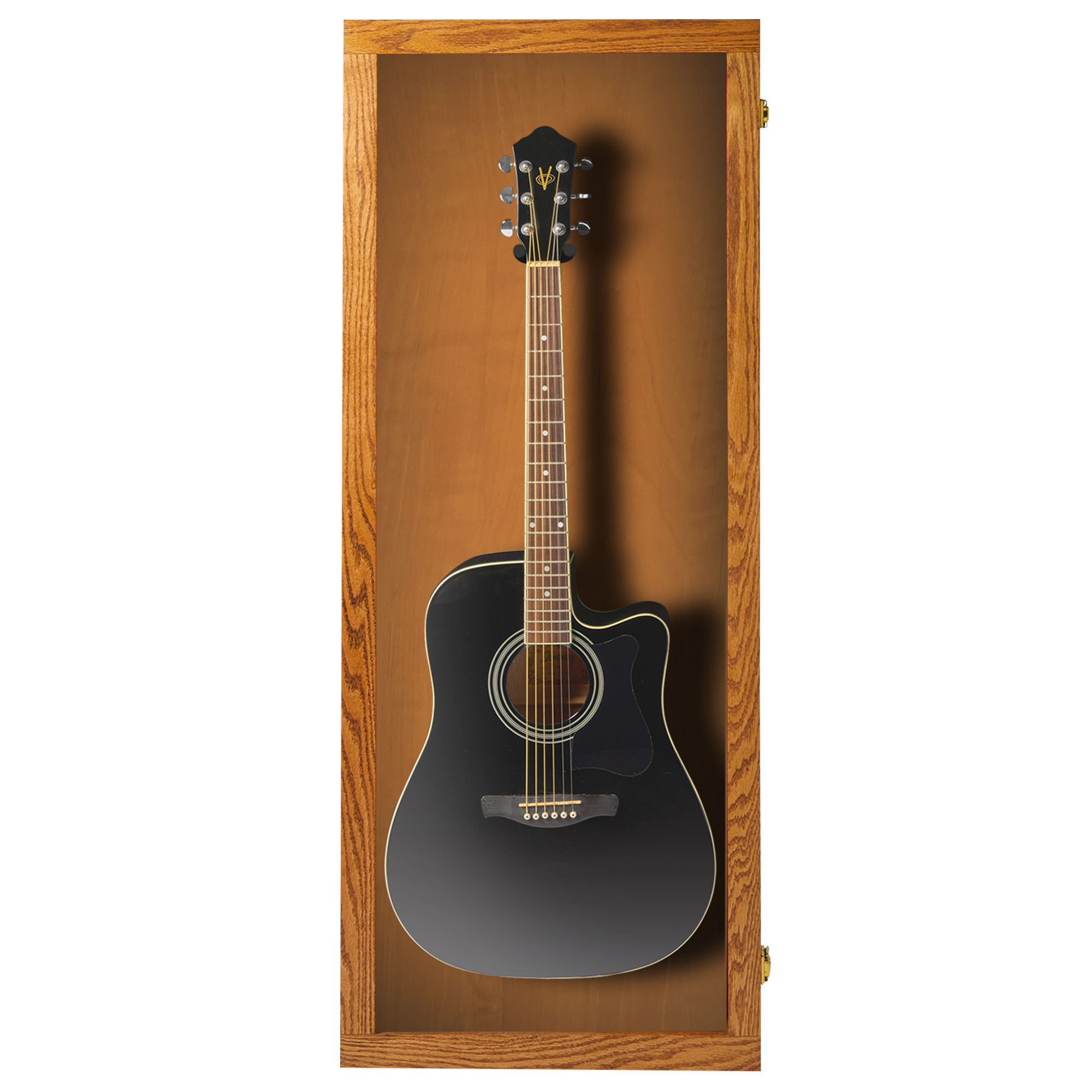 Acoustic Guitar Display Case - Premium Oak