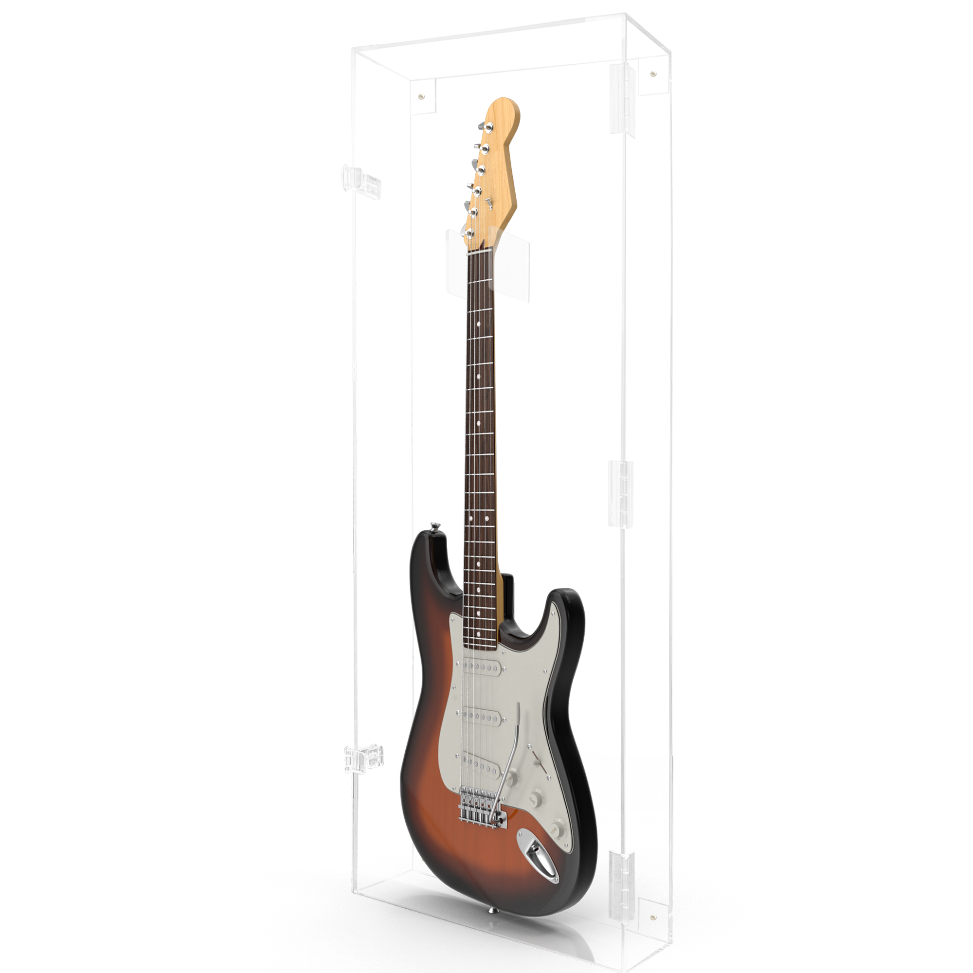 Electric Guitar Display Case - Fully Acrylic