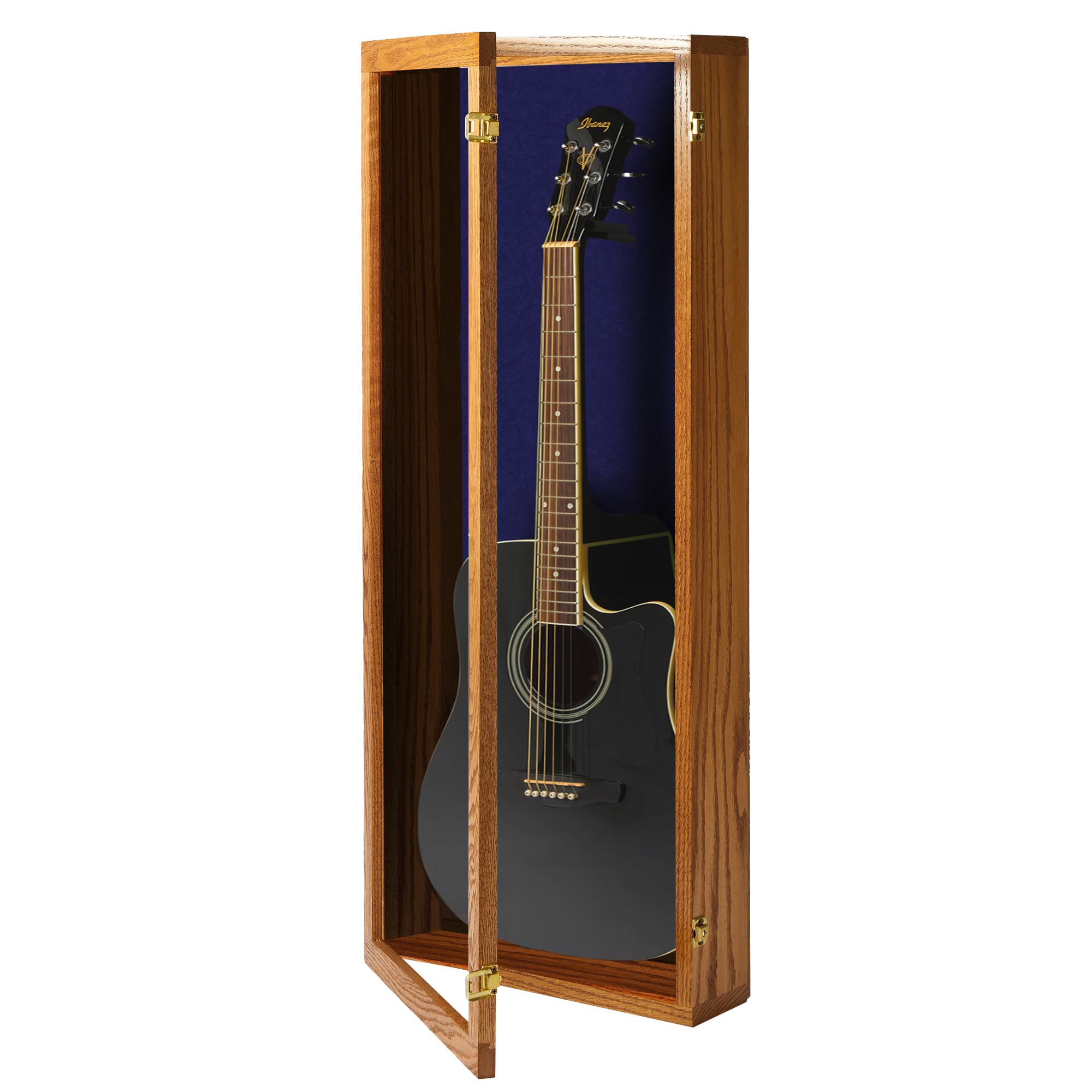 Acoustic Guitar Display Case - Premium Oak
