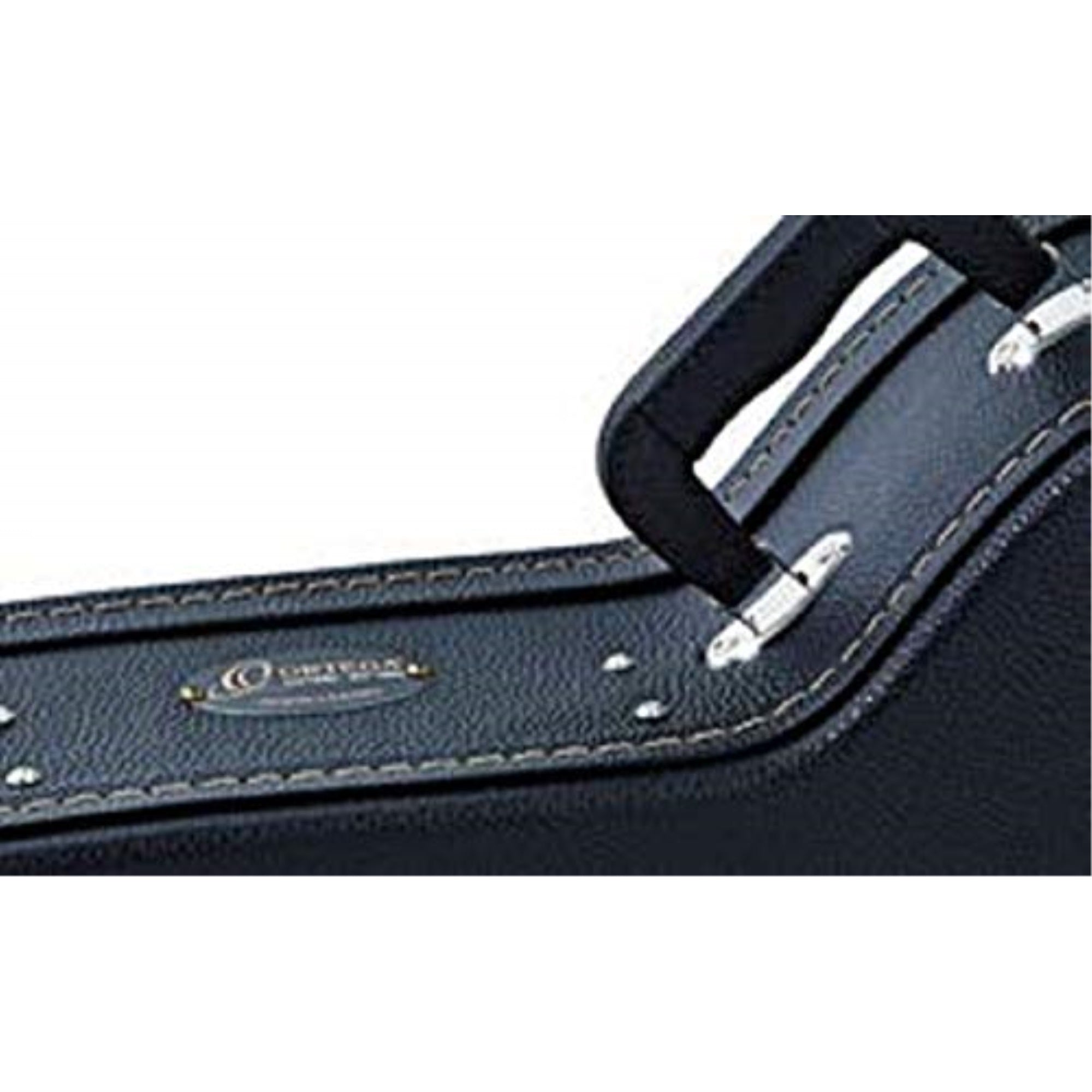 3/4 Classical Guitar Economy Hardshell Case - 15 mm Velvet Padding - Black with Chrome Hardware