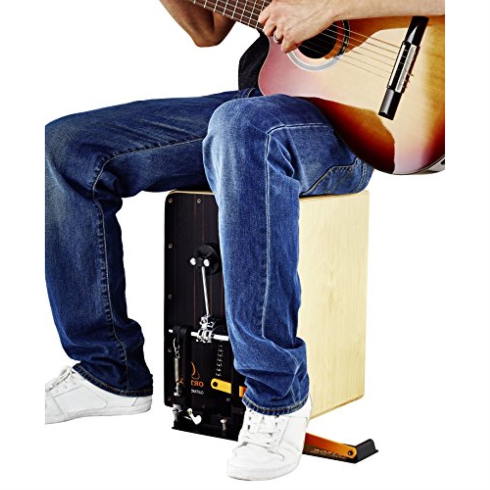 OCJP-L-GB - Hands Free Percussion - Left-Foot Cjajon Pedal, Bag