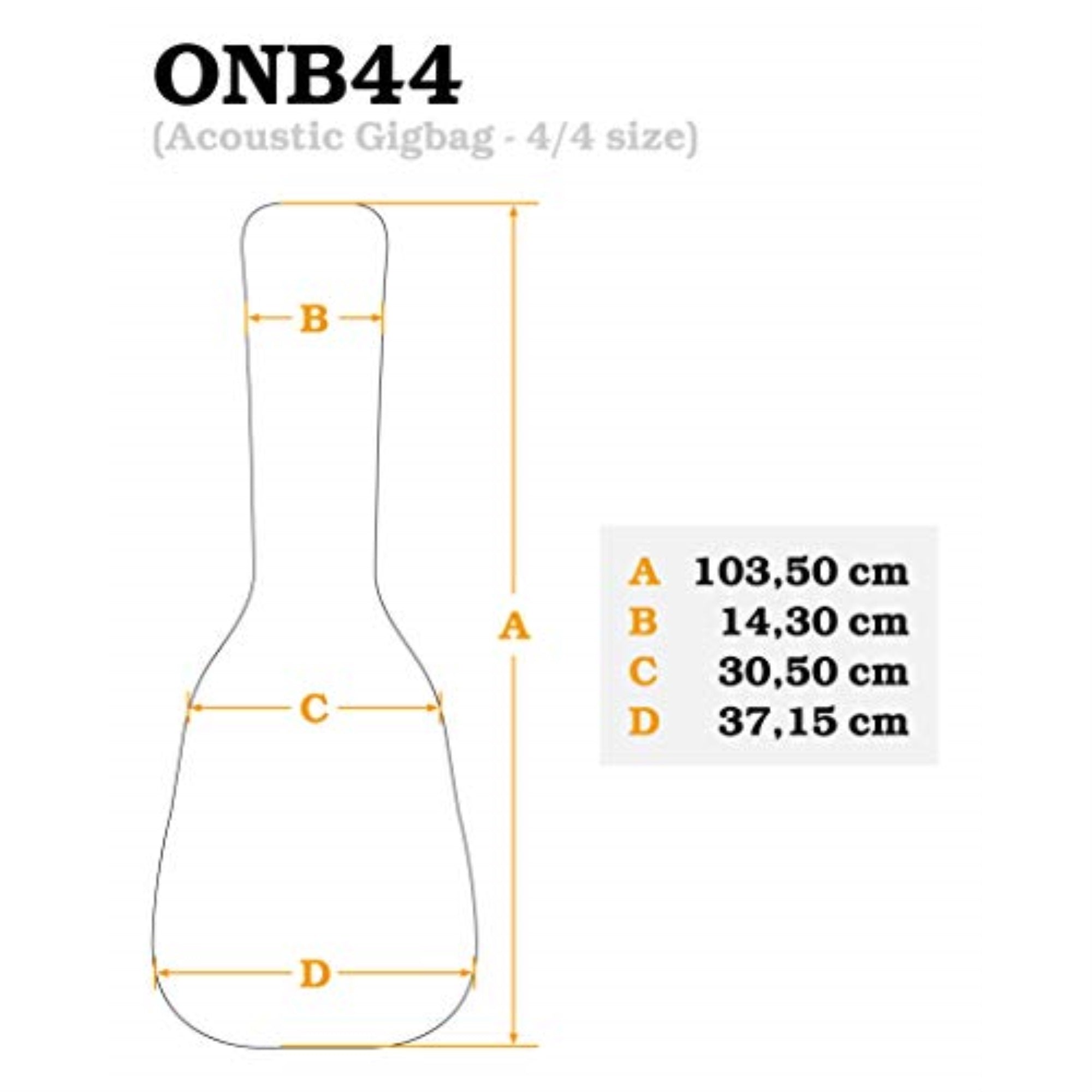 Full Size Classical Guitar Pro Deluxe Gig Bag - Extra Thick Padding - Black