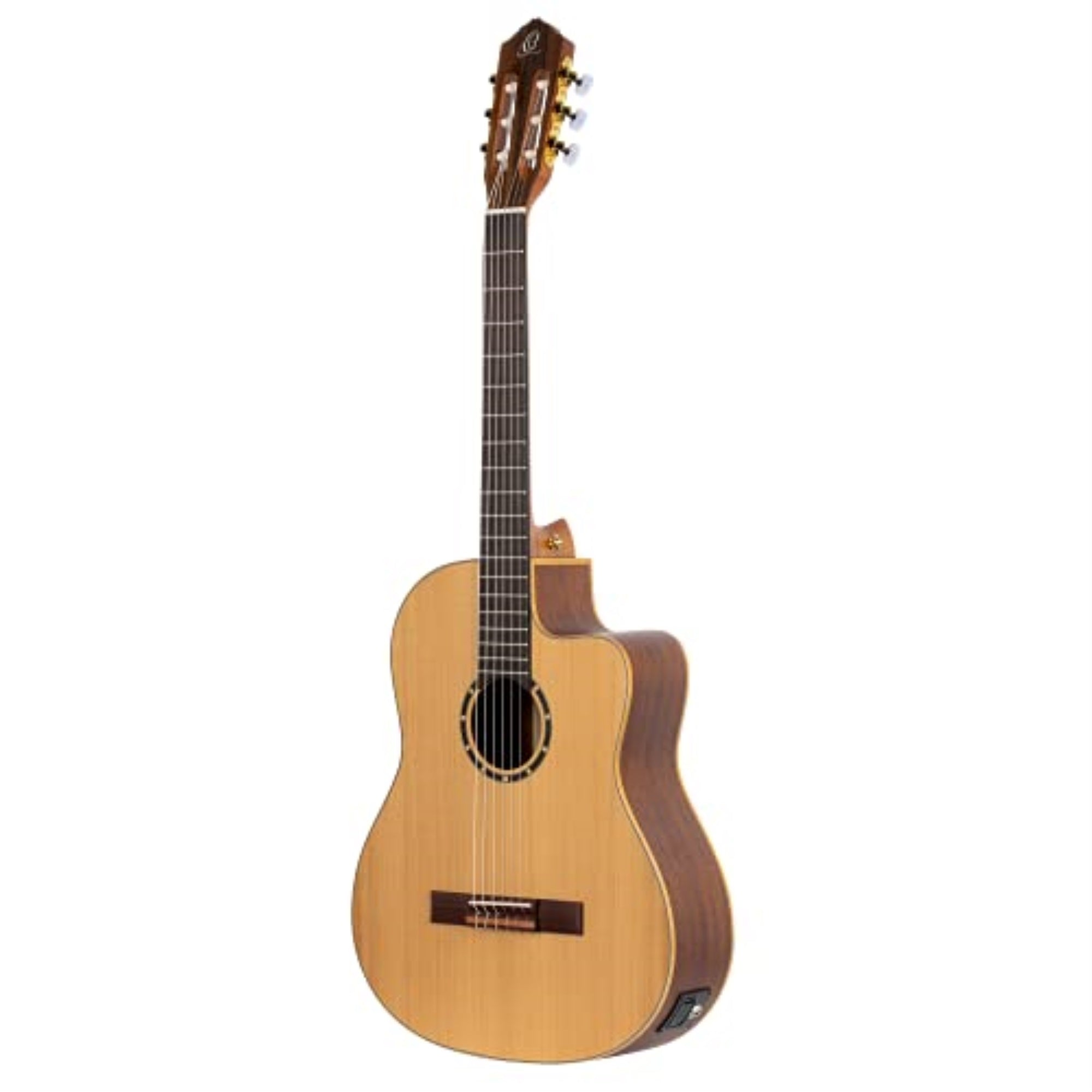 Family Series Pro Solid Top Slim Neck Acoustic-Electric Nylon Classical Guitar with Bag