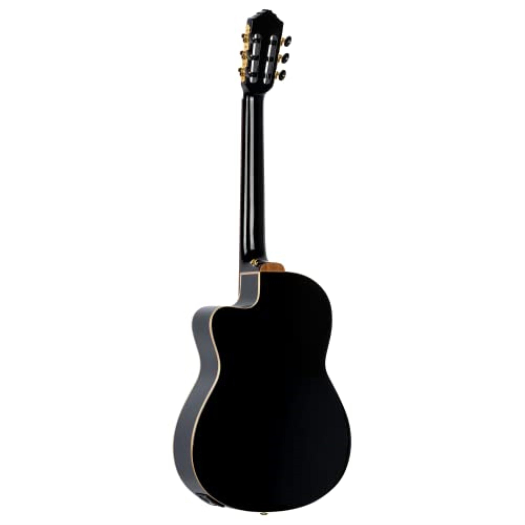 Performer Series Solid Top Thinline Crossover Acoustic-Electric Nylon Classical Guitar with Bag