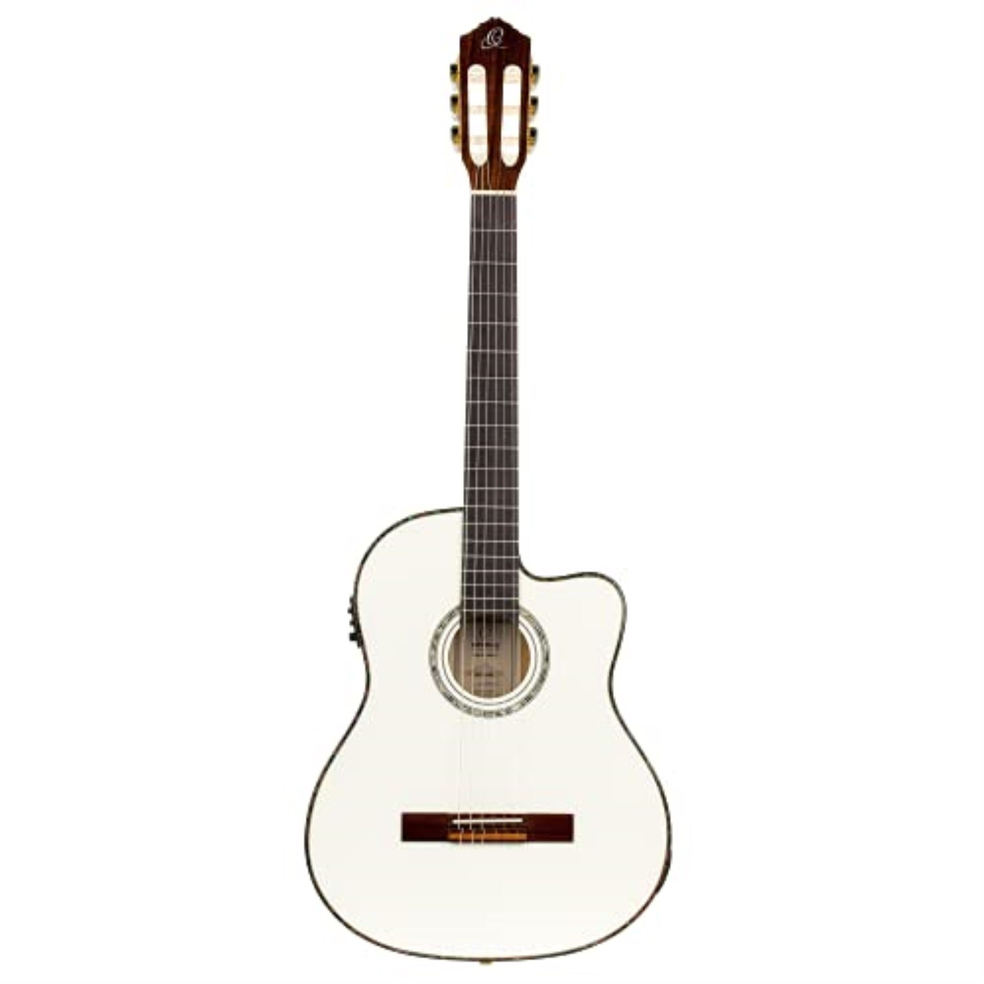 Family Series Pro Solid Top Thinline Acoustic-Electric Nylon Classical Guitar with Bag