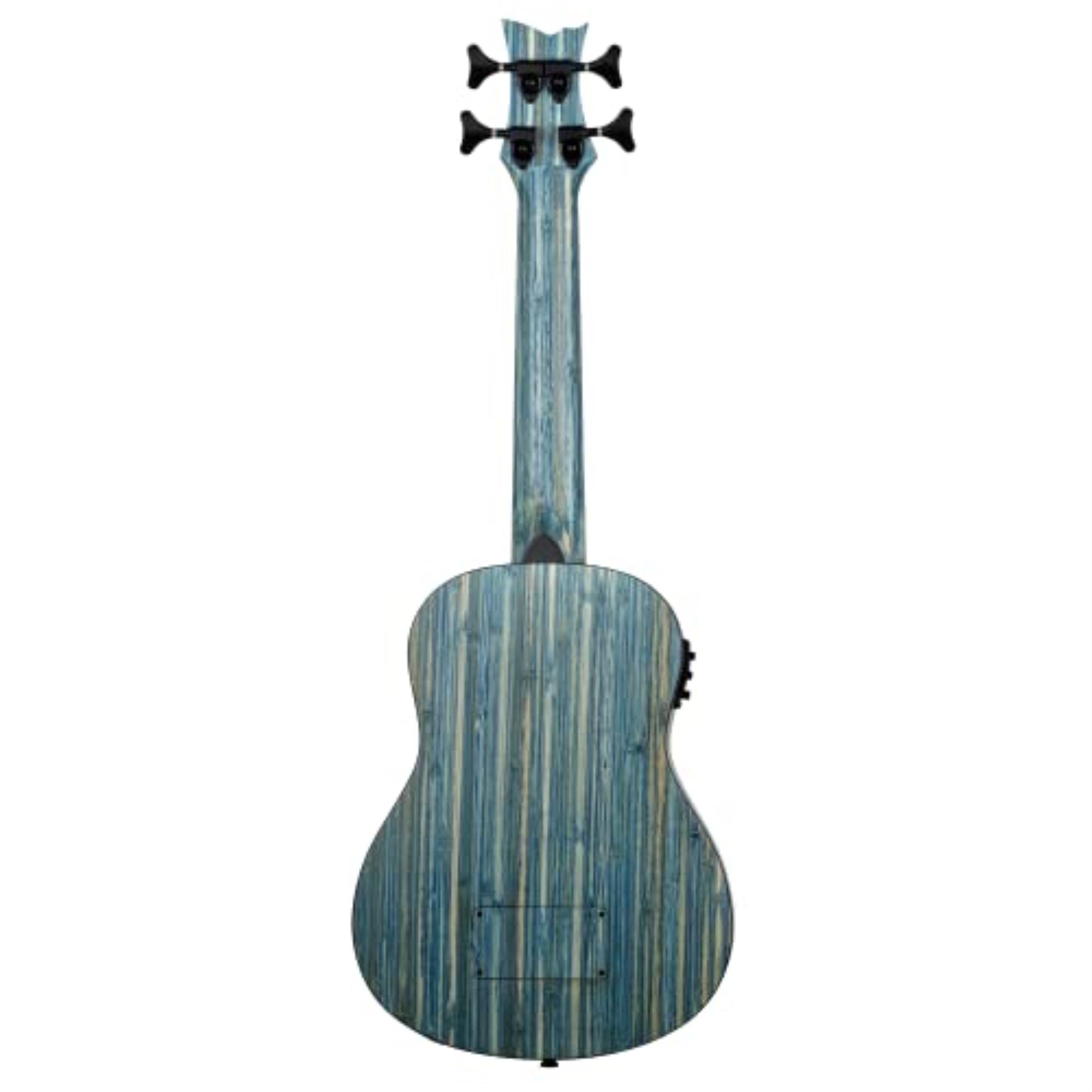 Bamboo Series All Solid Acoustic-Electric Uke-Bass with Bag