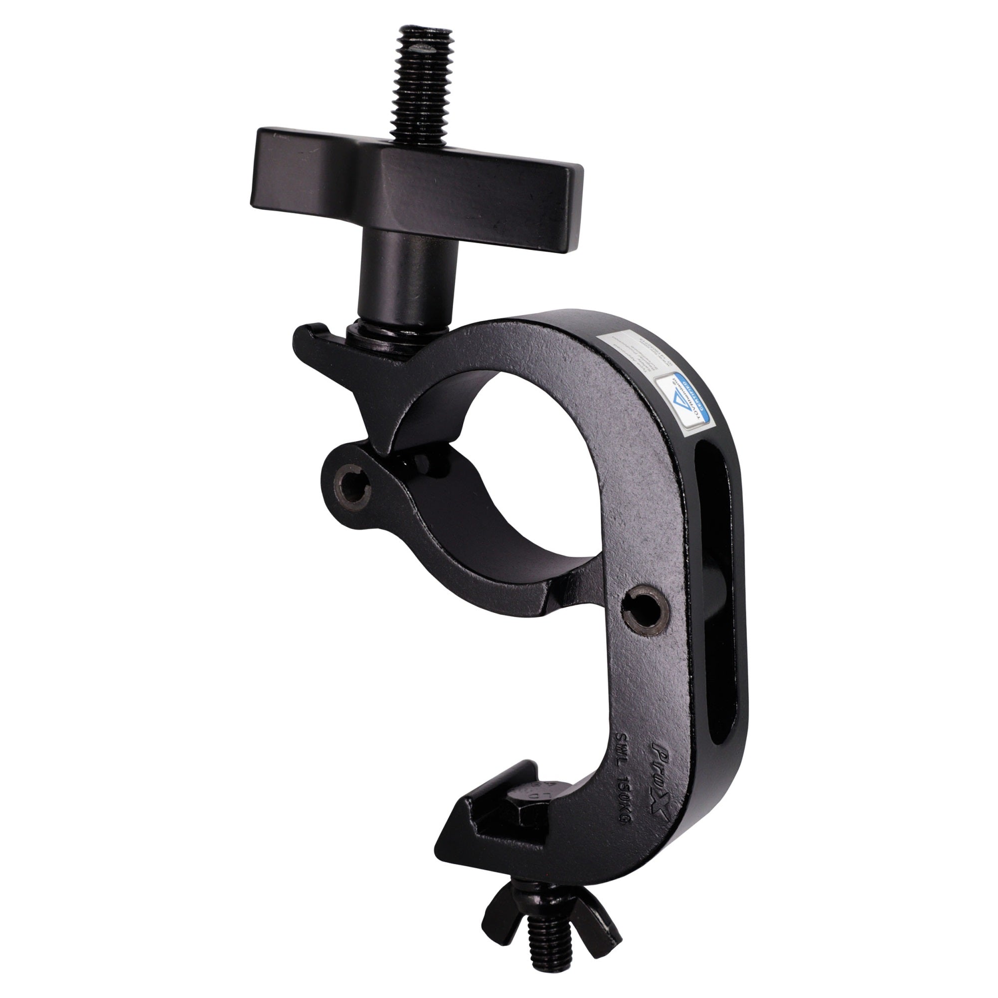 Heavy Duty Hook Trigger-Style Aluminum Clamp W/Big Wing | Black