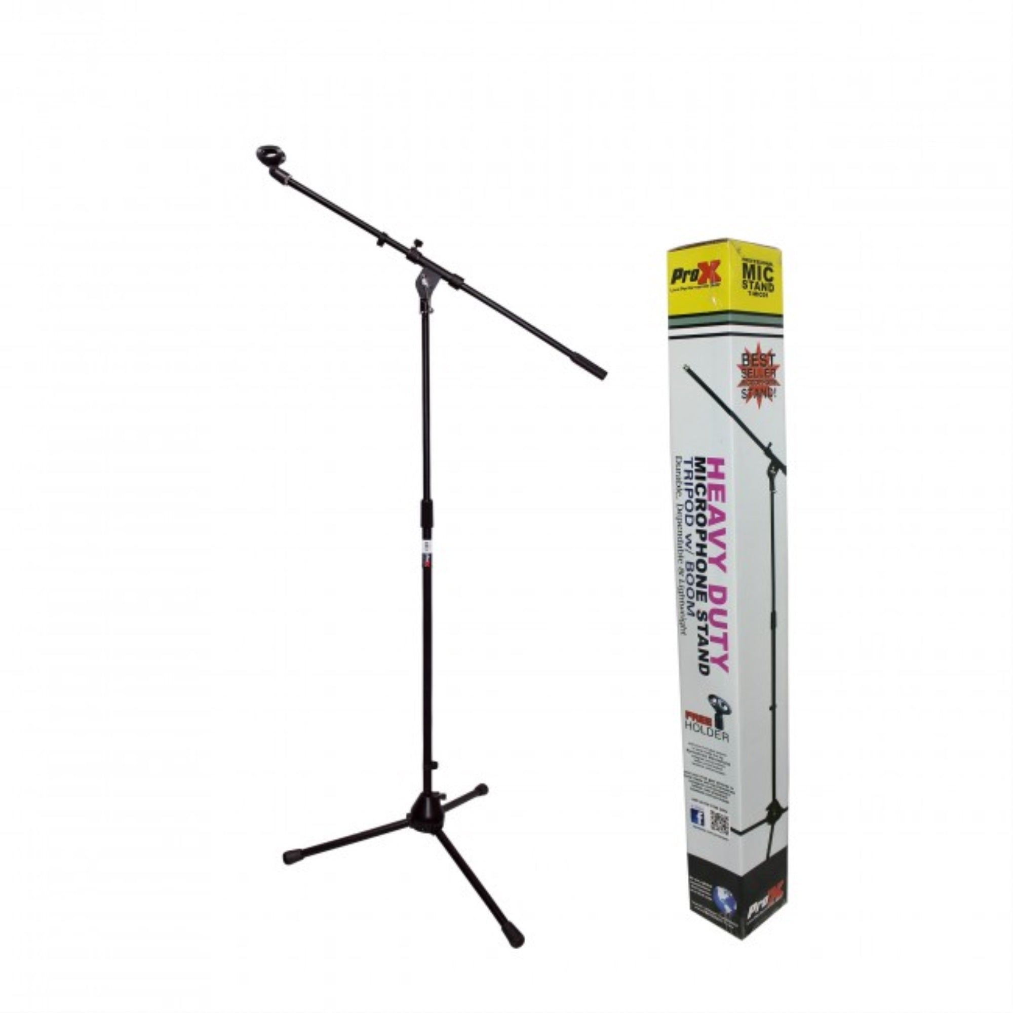Prox T-Mic01 Tripod Microphone Stand With Boom