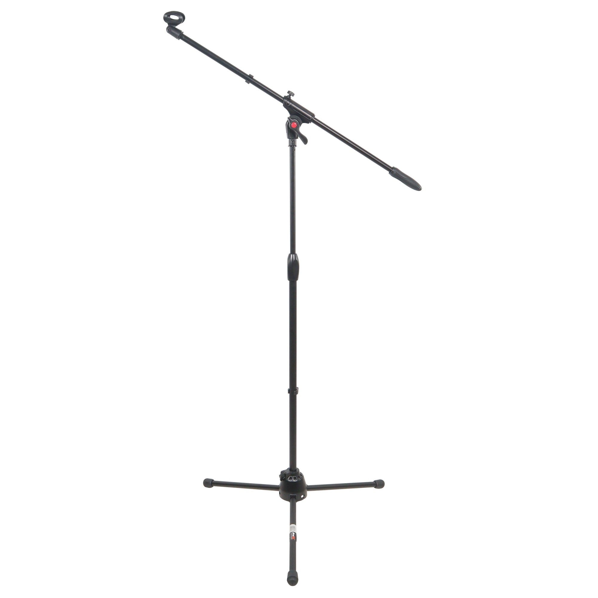6 Ft Pro Tripod Microphone Concert Musician Dj Stand With Boom And  Mic Clip