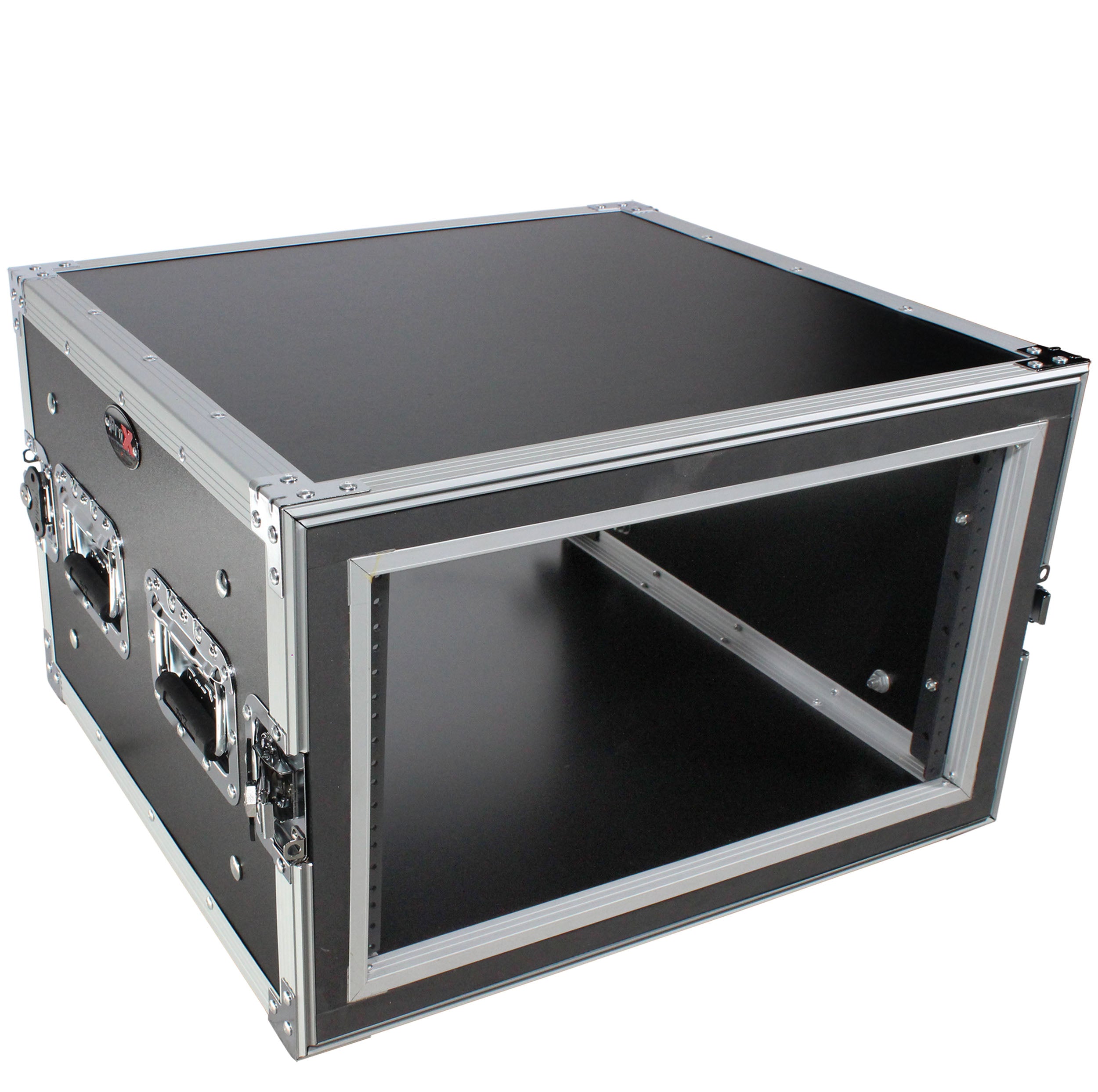 ProX T-6RSP 6 Space 6U 20 Inch Depth Shockproof Amp Rack ATA Shock Mount Flight Case w recessed handles