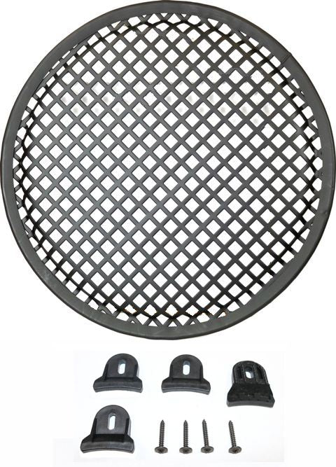 10-In Diameter Steel Monster Mesh Grill For 10-In Woofers With Hardware