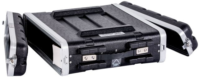 Fly Drive Case -2U Space Abs Molded For Tough Durable Interior And Exterior Case For 19-Inch Amplifier, Equalizer Or Dj Effects