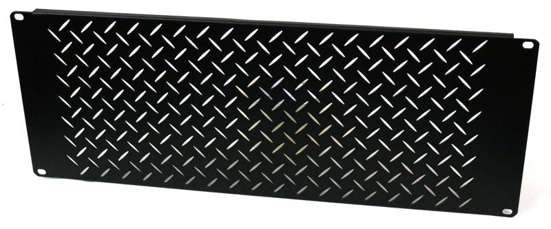 4U-Space Standard Width Rack Panel With Air Vent Patterned Face