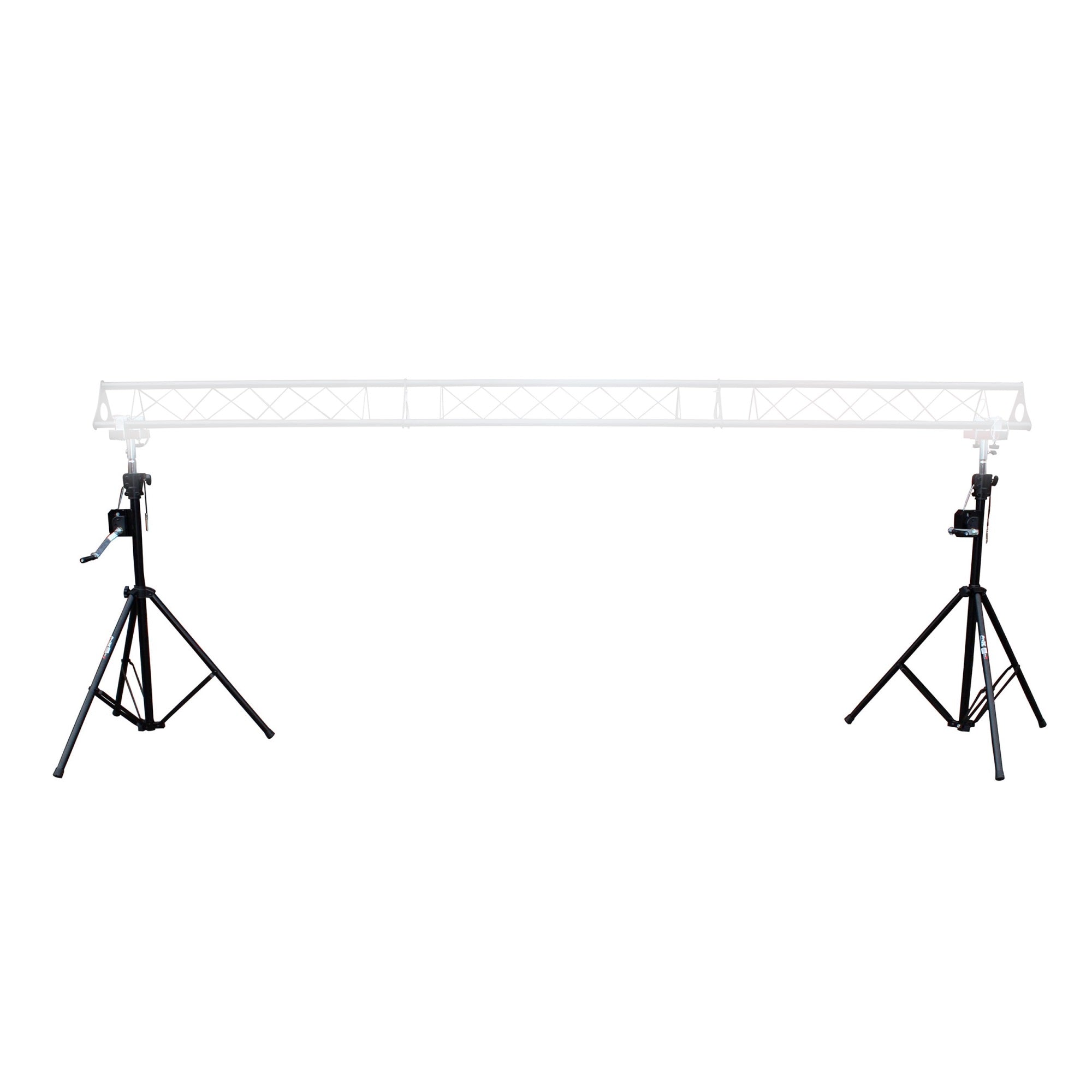 Pair of  Two 9.5 Ft 3.5 M Triangle Truss DJ Lighting Crank Up Stands