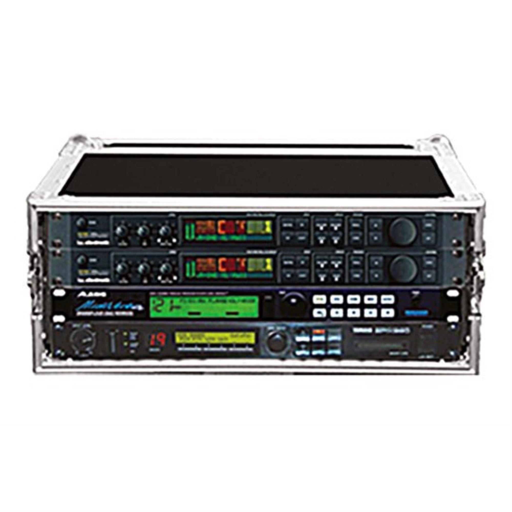 ProX X-4UE 4U Deluxe Effects Rack 14'' Deep Rail to Rail W/Handles