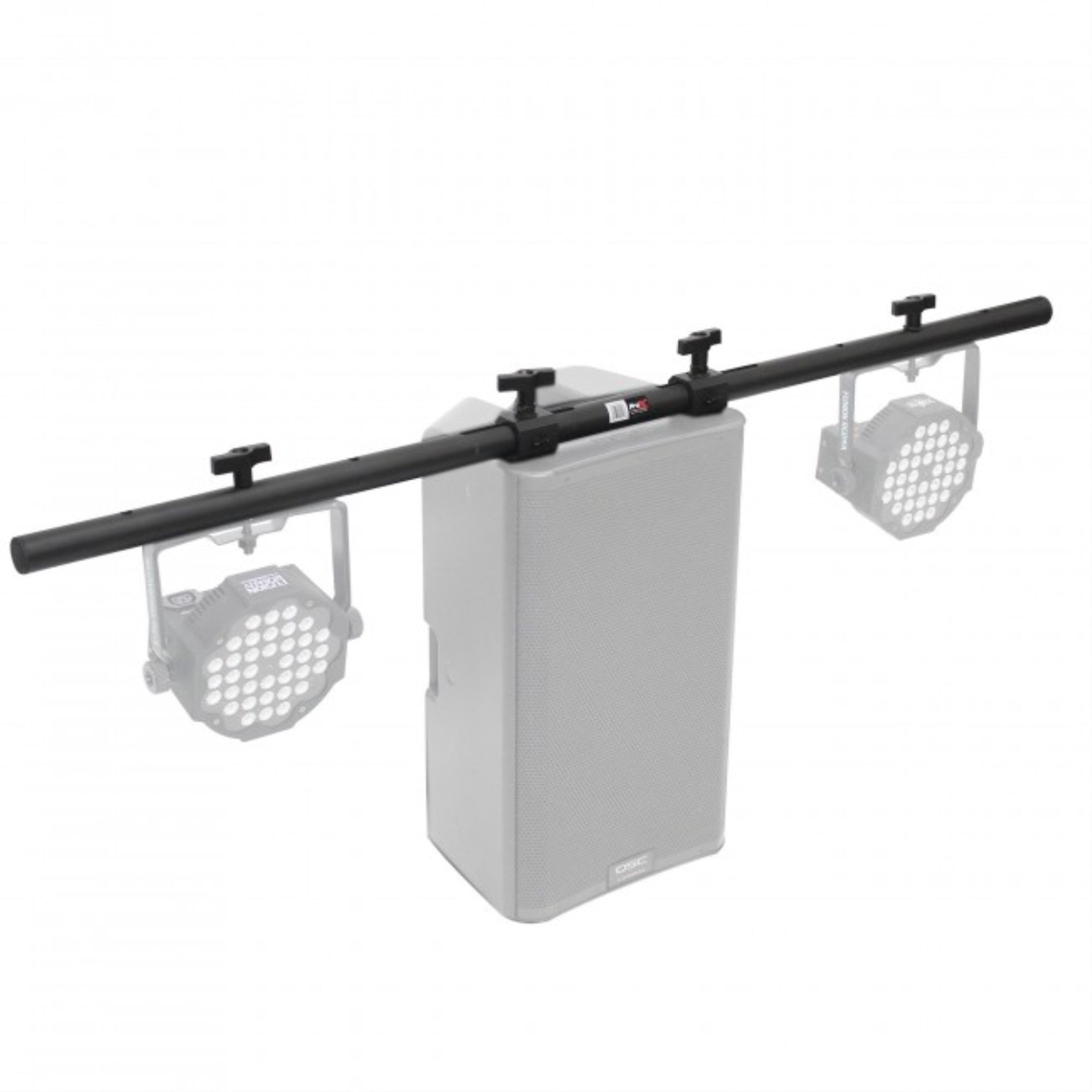 ProX X-SPLSTBAR-5FT 5 Ft. Universal Light Bar Mounting System for Point Source PA Speakers with Fly-points