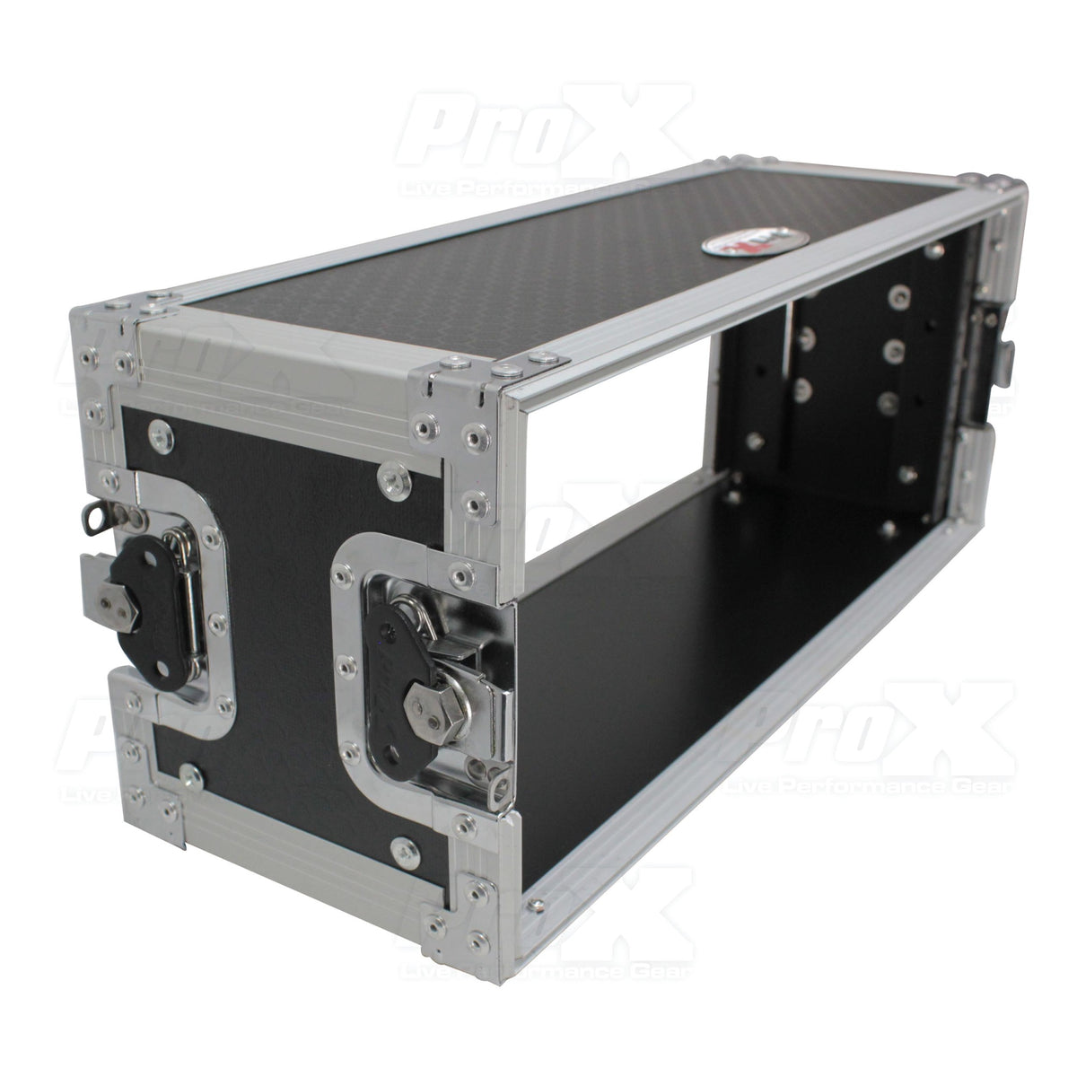 Prox X-4U7D 4U Deluxe Effects Rack 7'' Deep Rail To Rail W/Handle ...