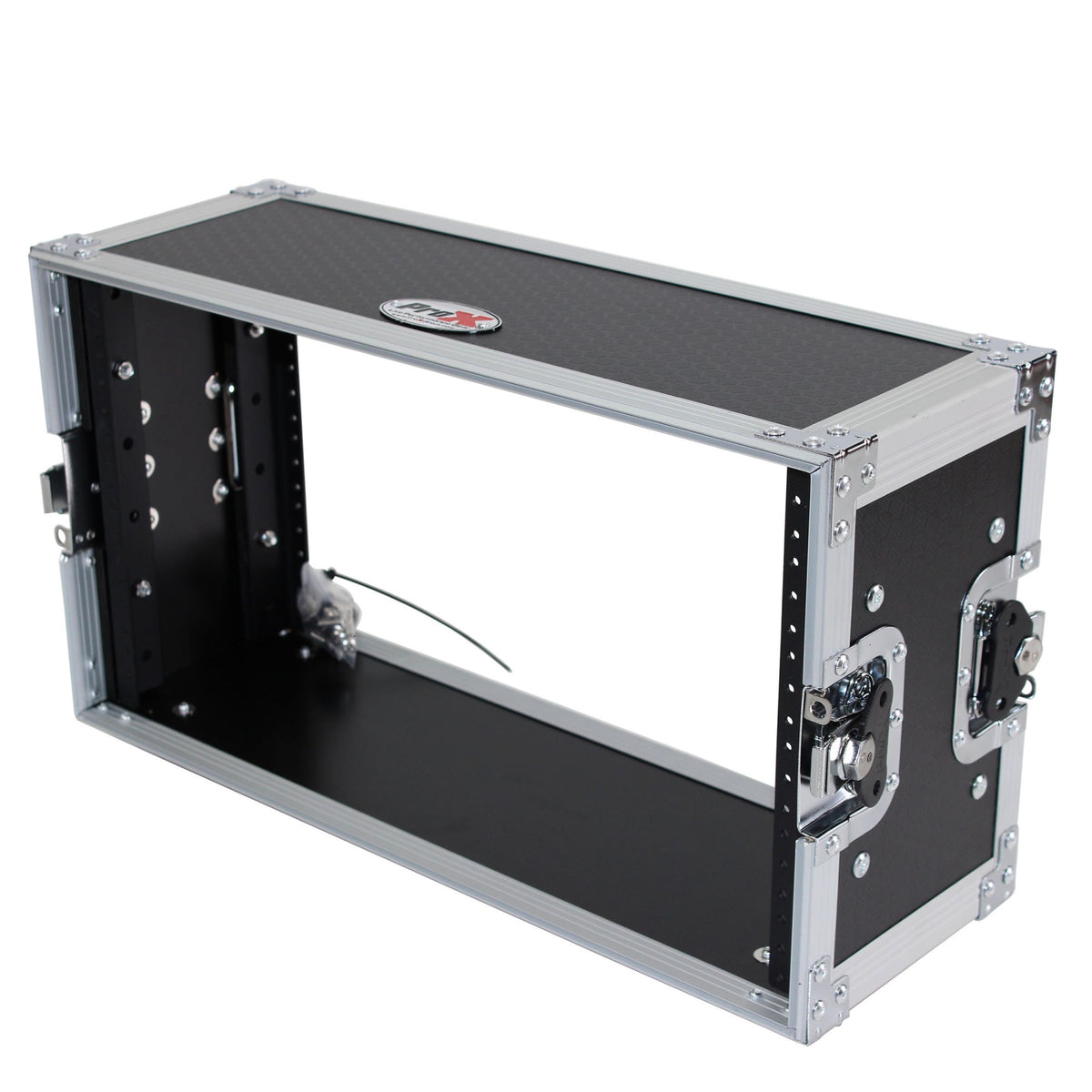 Prox X-6U7D 6U Deluxe Effects Rack 7 In Deep Rail To Rail | W-Handles