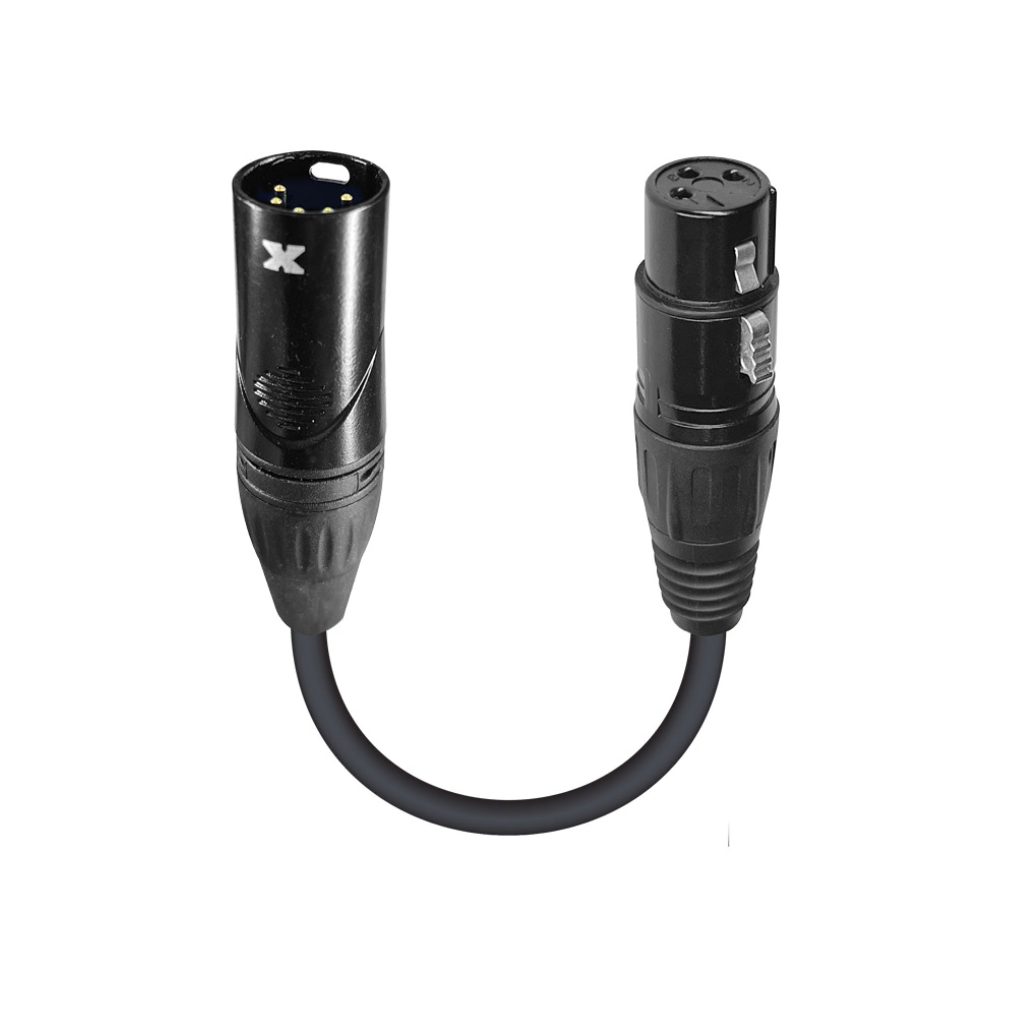 ProX XC-DMX5M3F 6 DMX Male 5-Pin to DMX Female 3-Pin Coupler Patch Cable