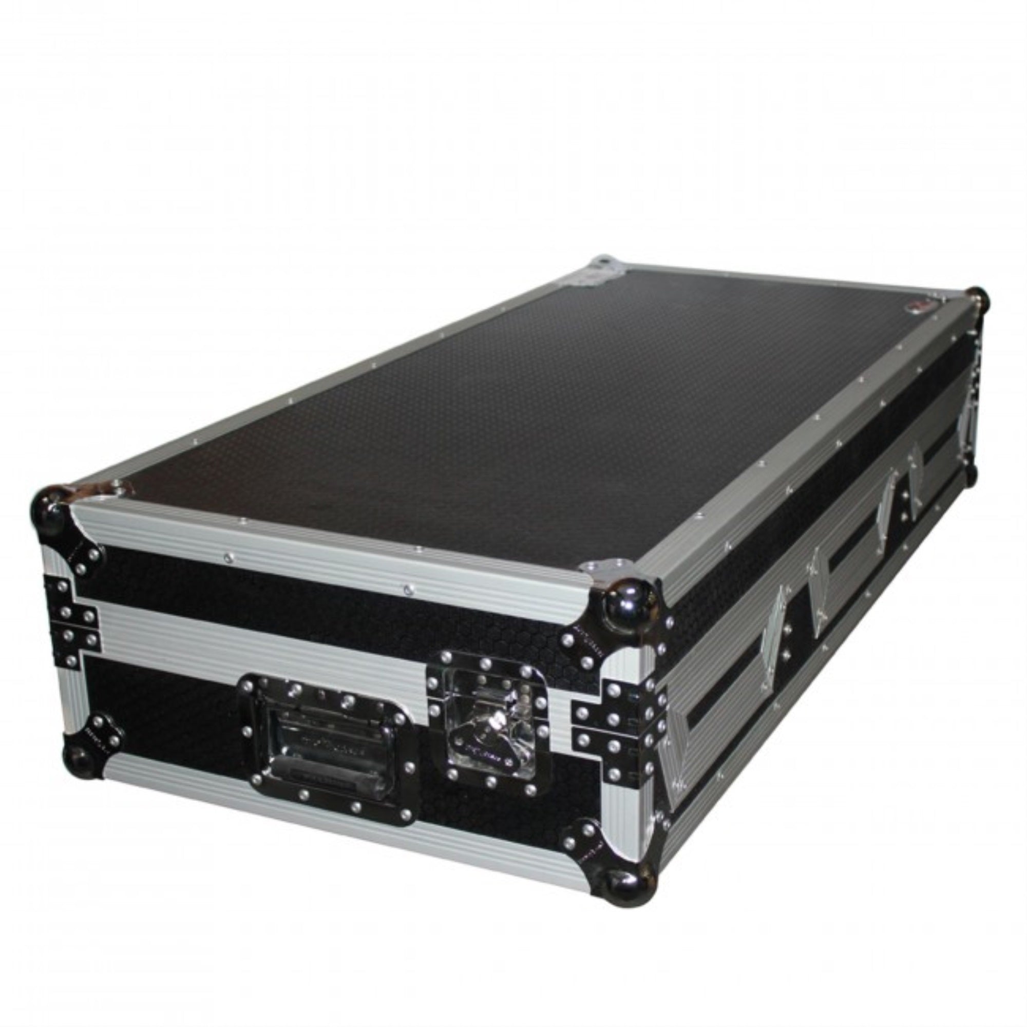 Universal DJ Coffin Case for 10'' Mixer & 2 (8.5-9.5'') CD Players W/Laptop Shelf & Wheels