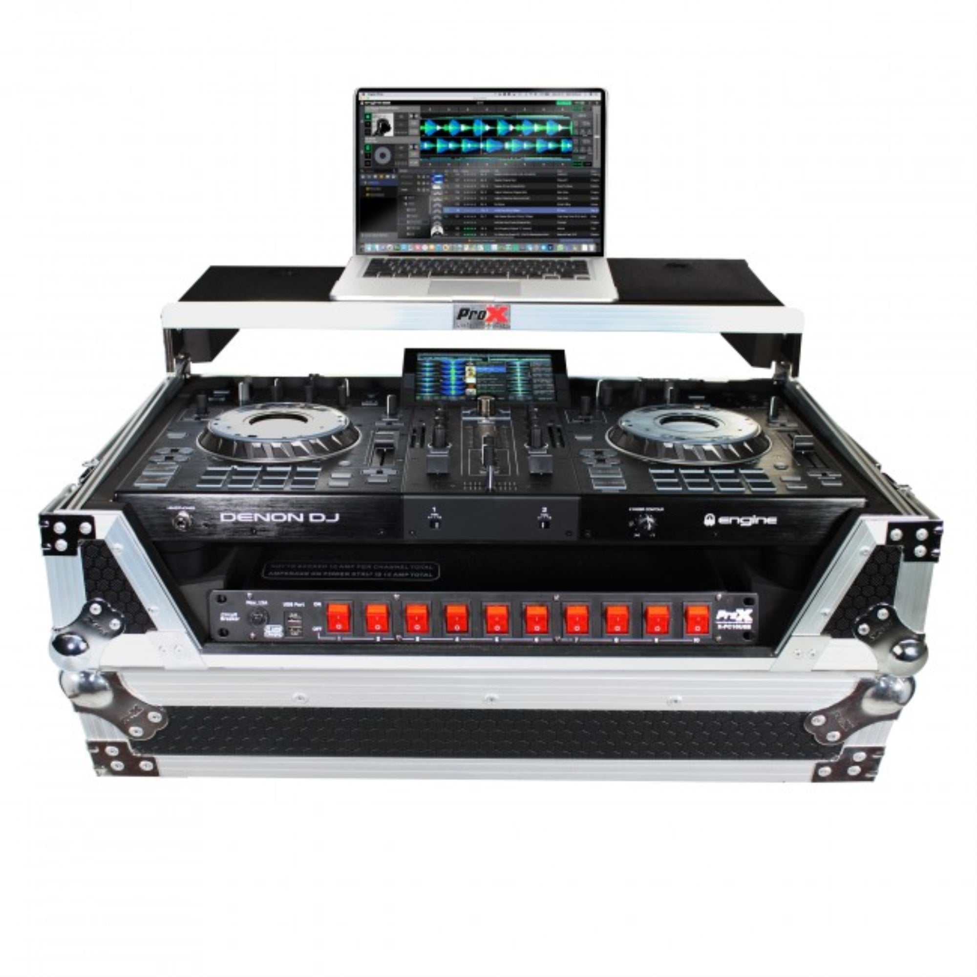Prox Xs-Prime2 Lt Flight Case For Denon Prime 2 Standalone Dj System | Standard Finish