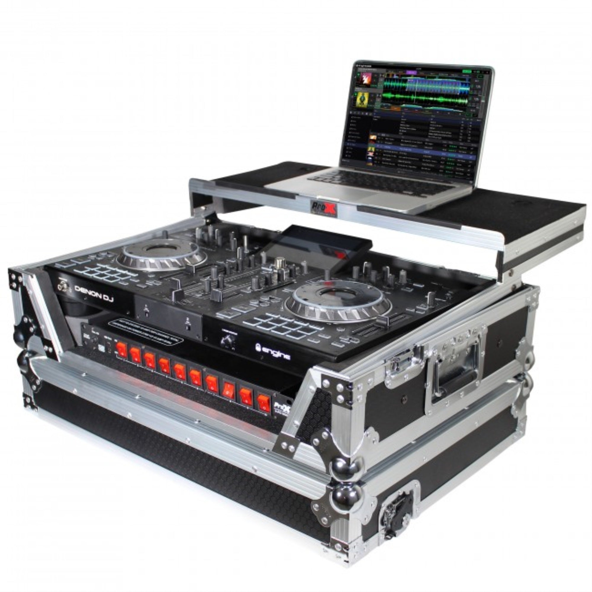 ProX XS-PRIME2 LT Flight Case for Denon Prime 2 Standalone DJ System | Standard Finish