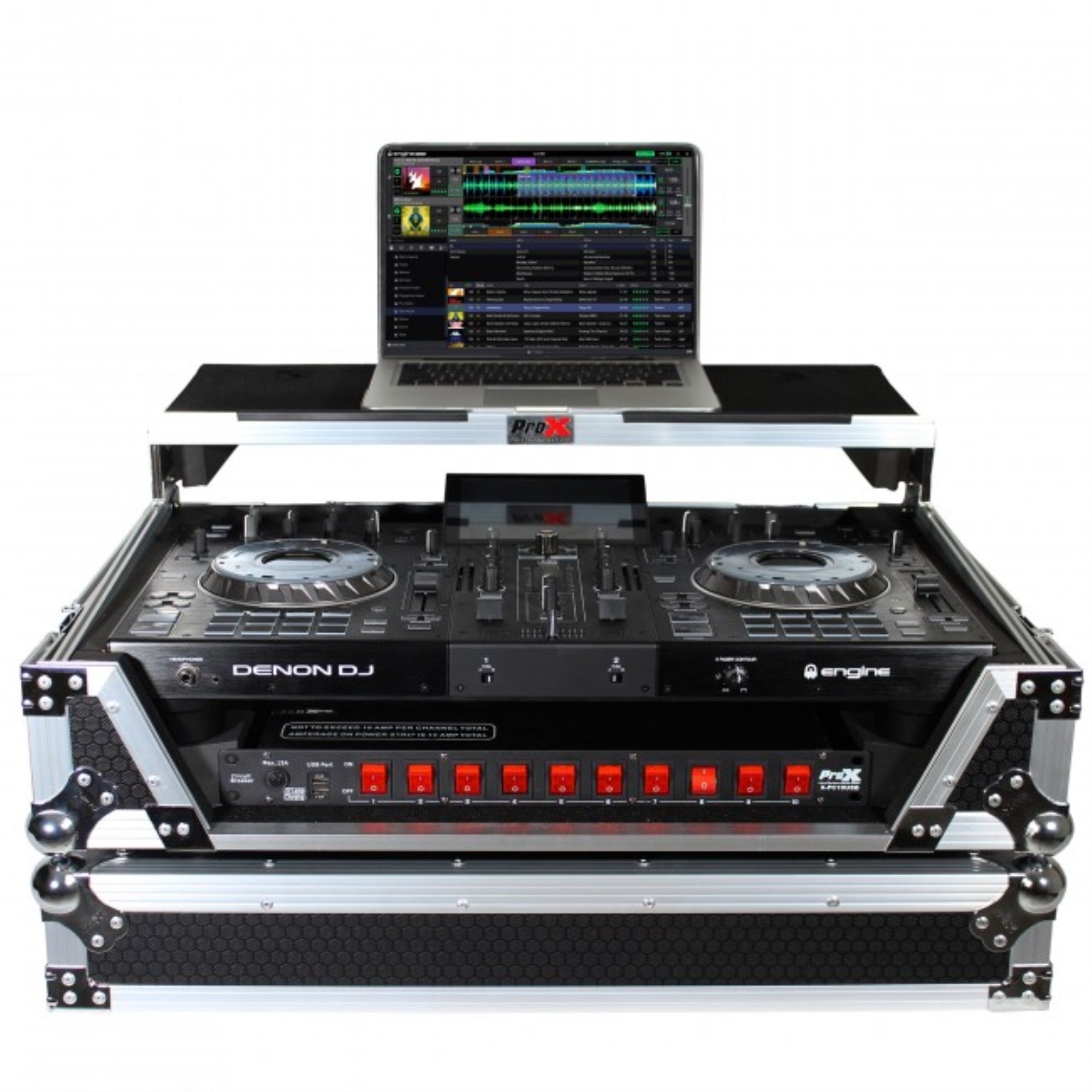 ProX XS-PRIME2 LT Flight Case for Denon Prime 2 Standalone DJ System | Standard Finish