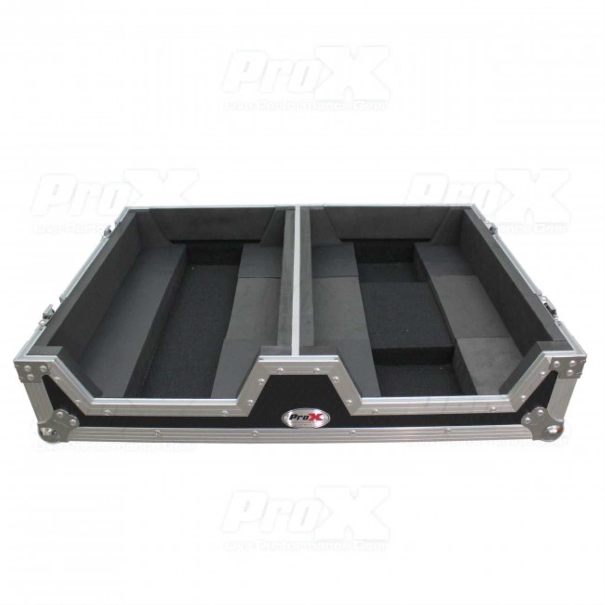 ProX XS-SCDM12W Single CD Player & 12'' Mixer Case W/Low Profile Wheels and Retractable Handle