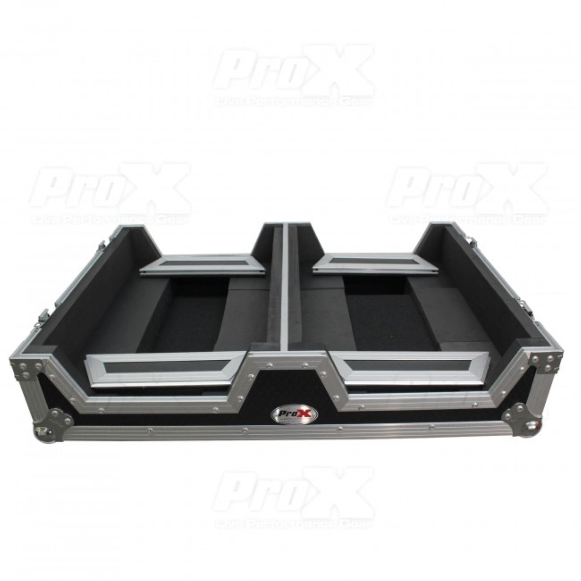 ProX XS-SCDM12W Single CD Player & 12'' Mixer Case W/Low Profile Wheels and Retractable Handle