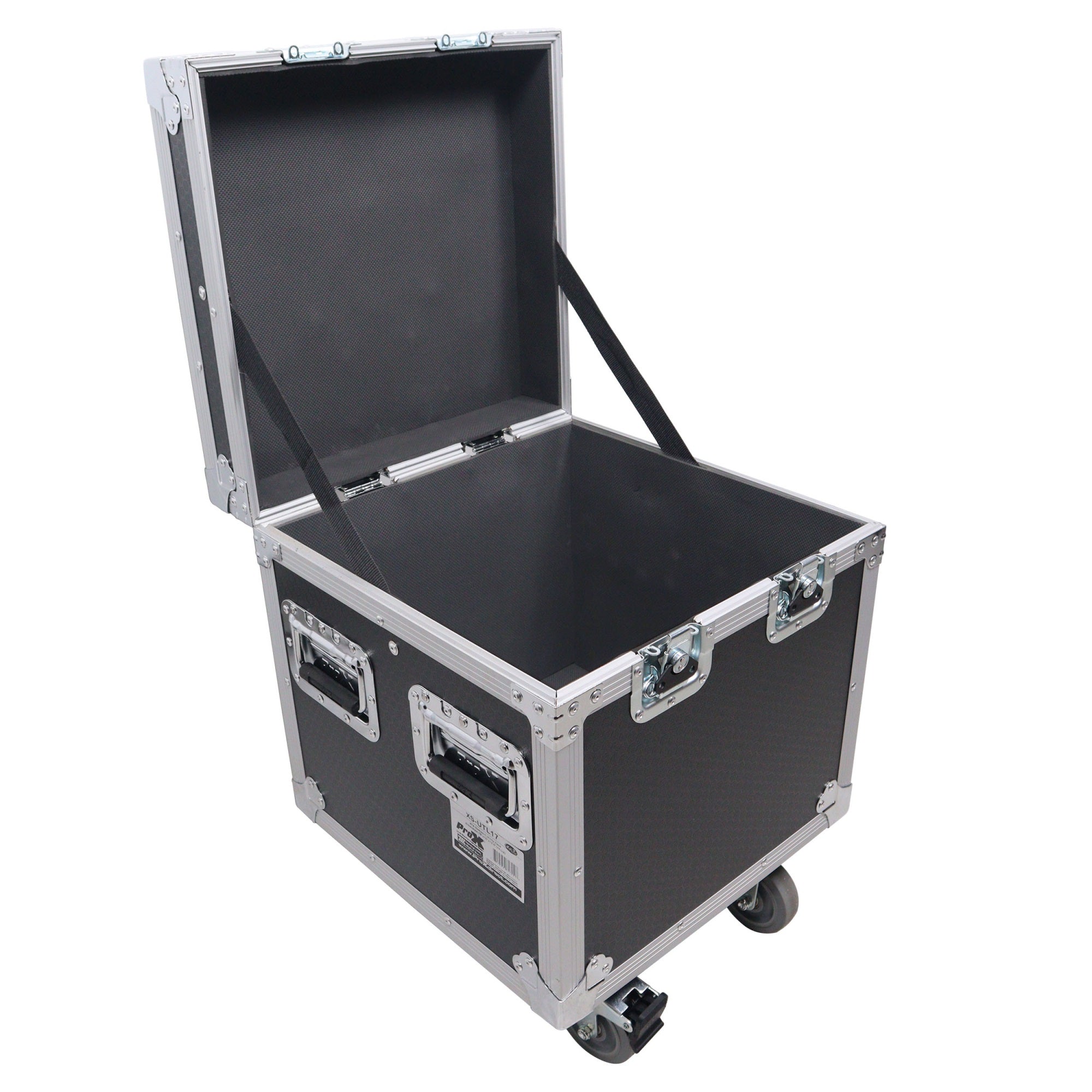 Prox Xs-Utl17 Ata Utility Flight Travel Heavy-Duty Storage Road Case With 4'' In Casters  18''X18''X18' Exterior