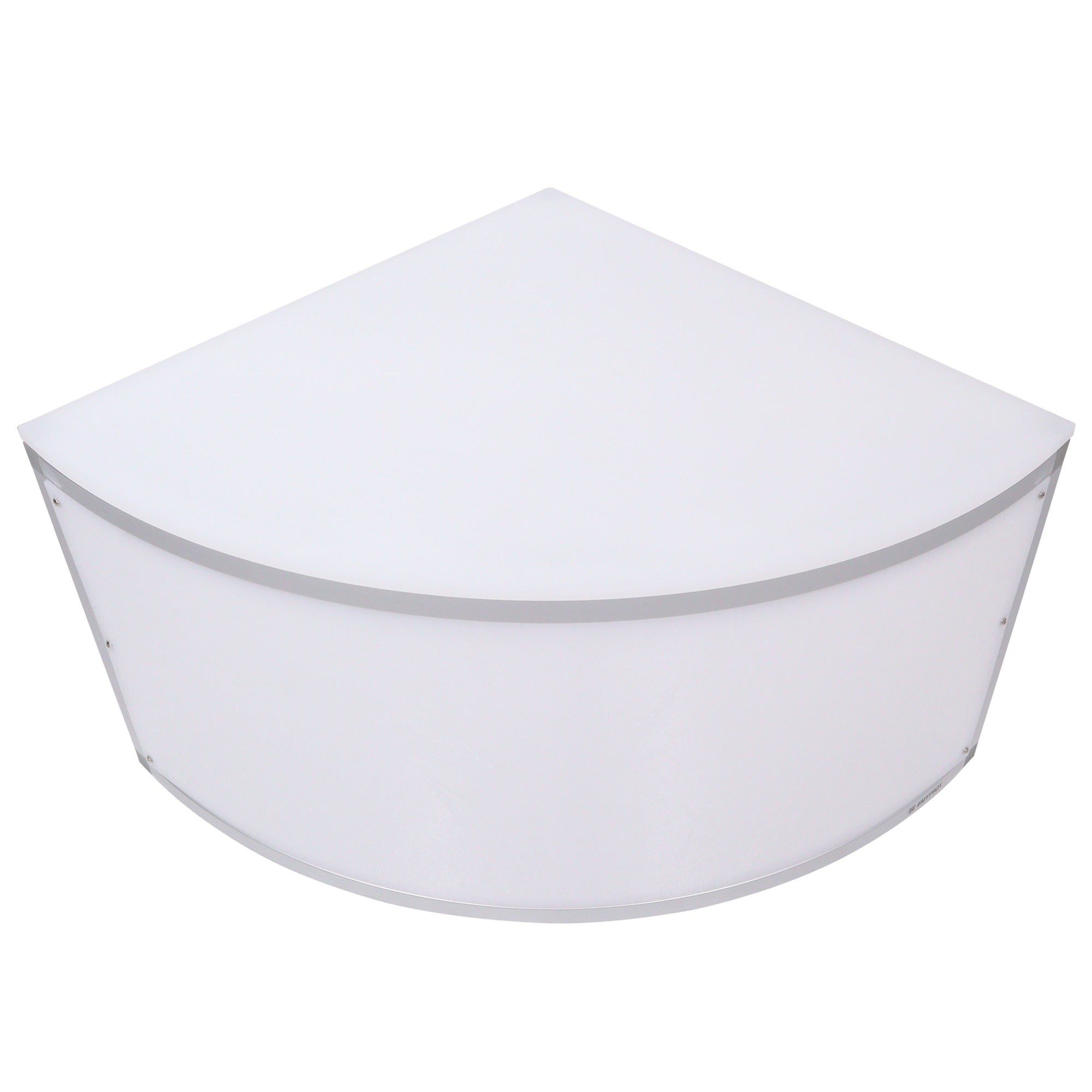 Lumostage 16-Inch 2X2 Ft Quarter Round Acrylic Stage Platform