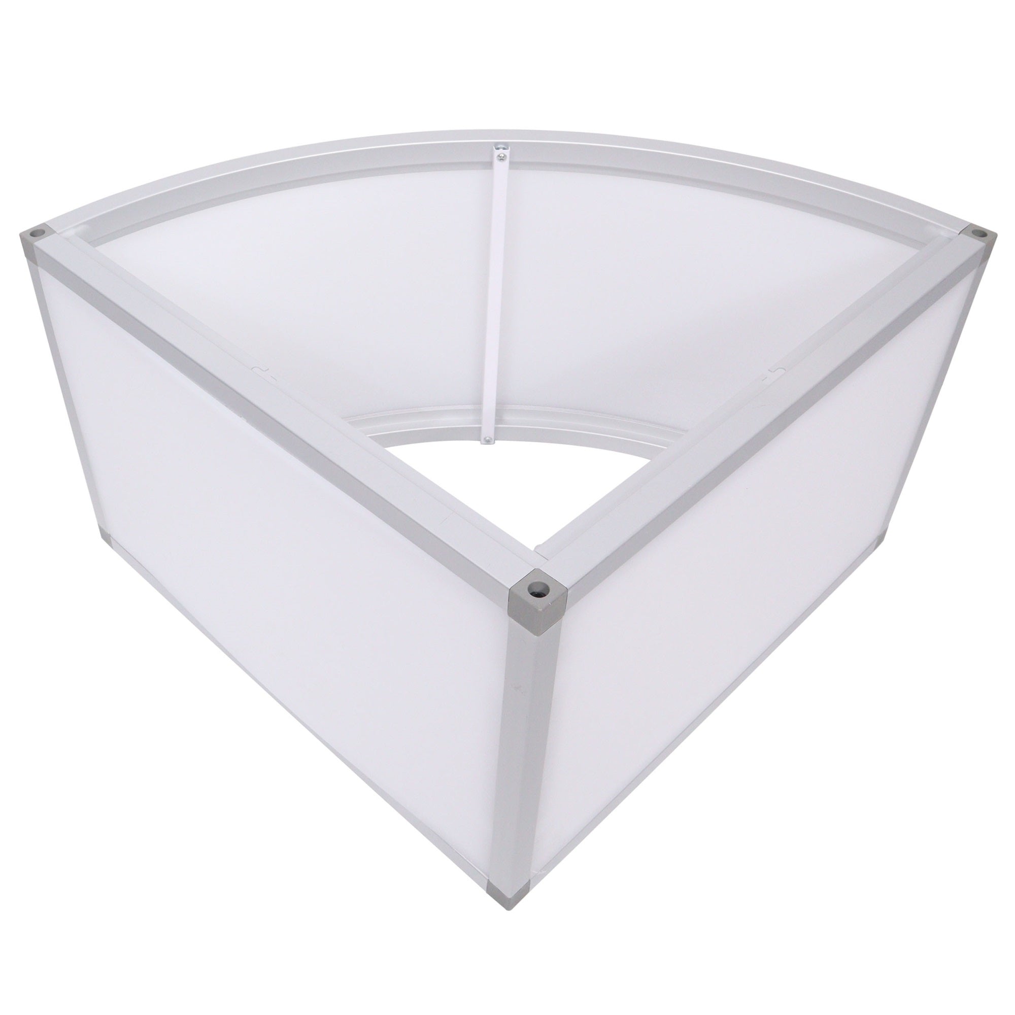 LUMOSTAGE 16-inch 2x2 ft Quarter Round Acrylic Stage Platform
