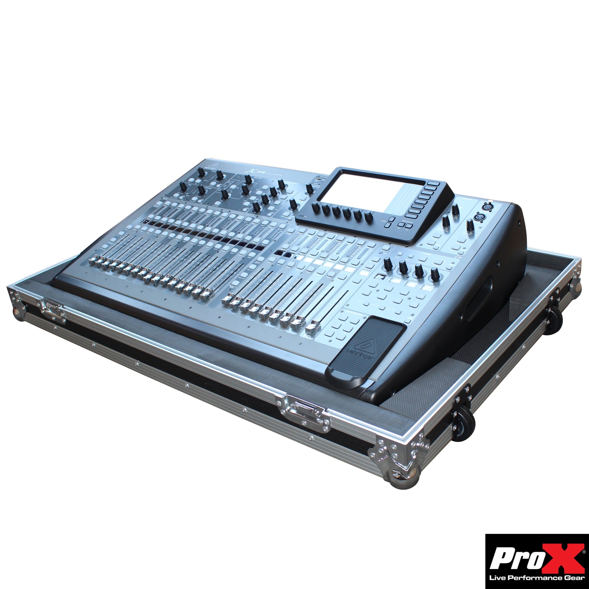 ProX XS-BX32W Fits Behringer X32 Digital Mixer Flight/Road Case W/Wheels