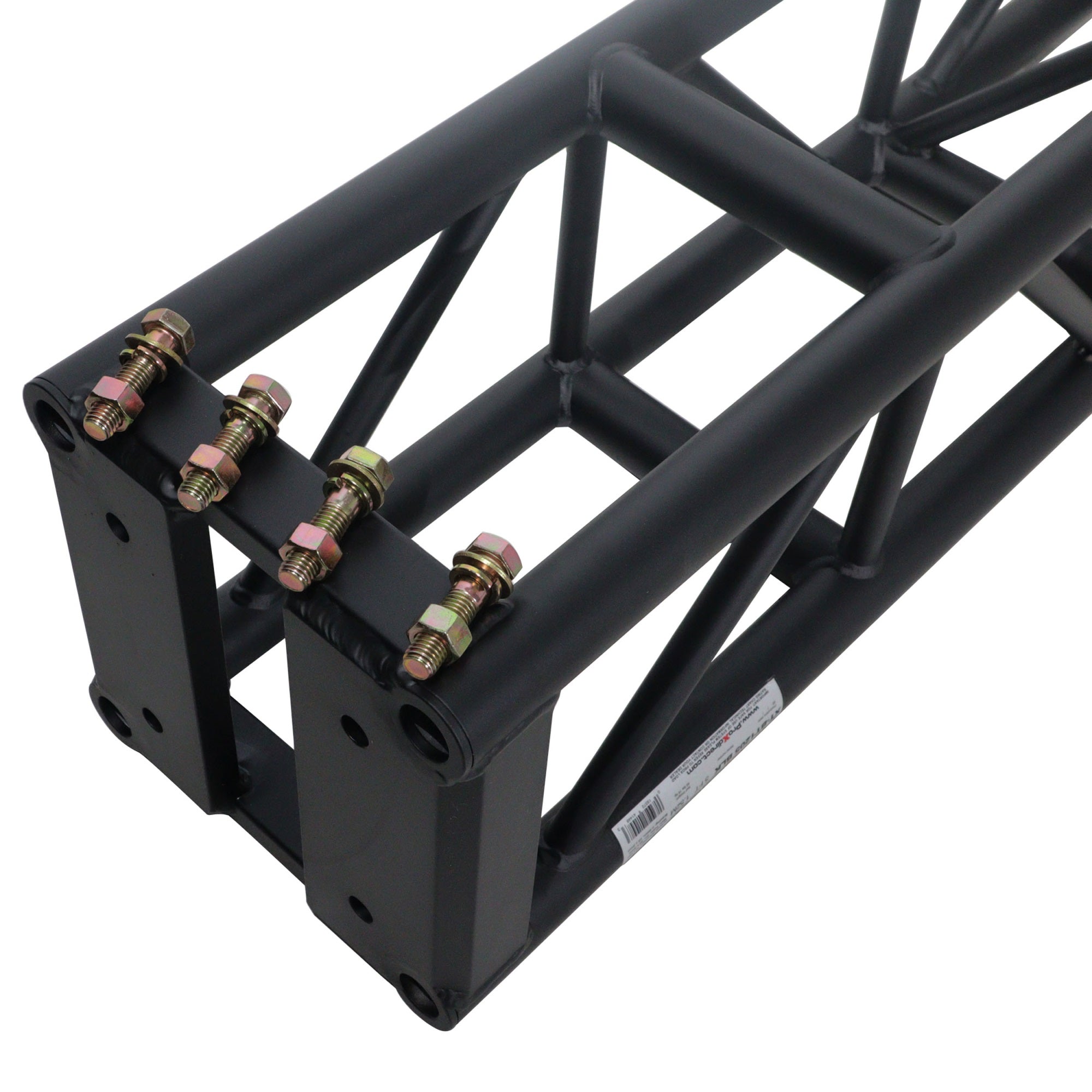 5 Ft. BoltX Black Bolted 12 Inch Professional Box Truss Segment | 3mm Wall