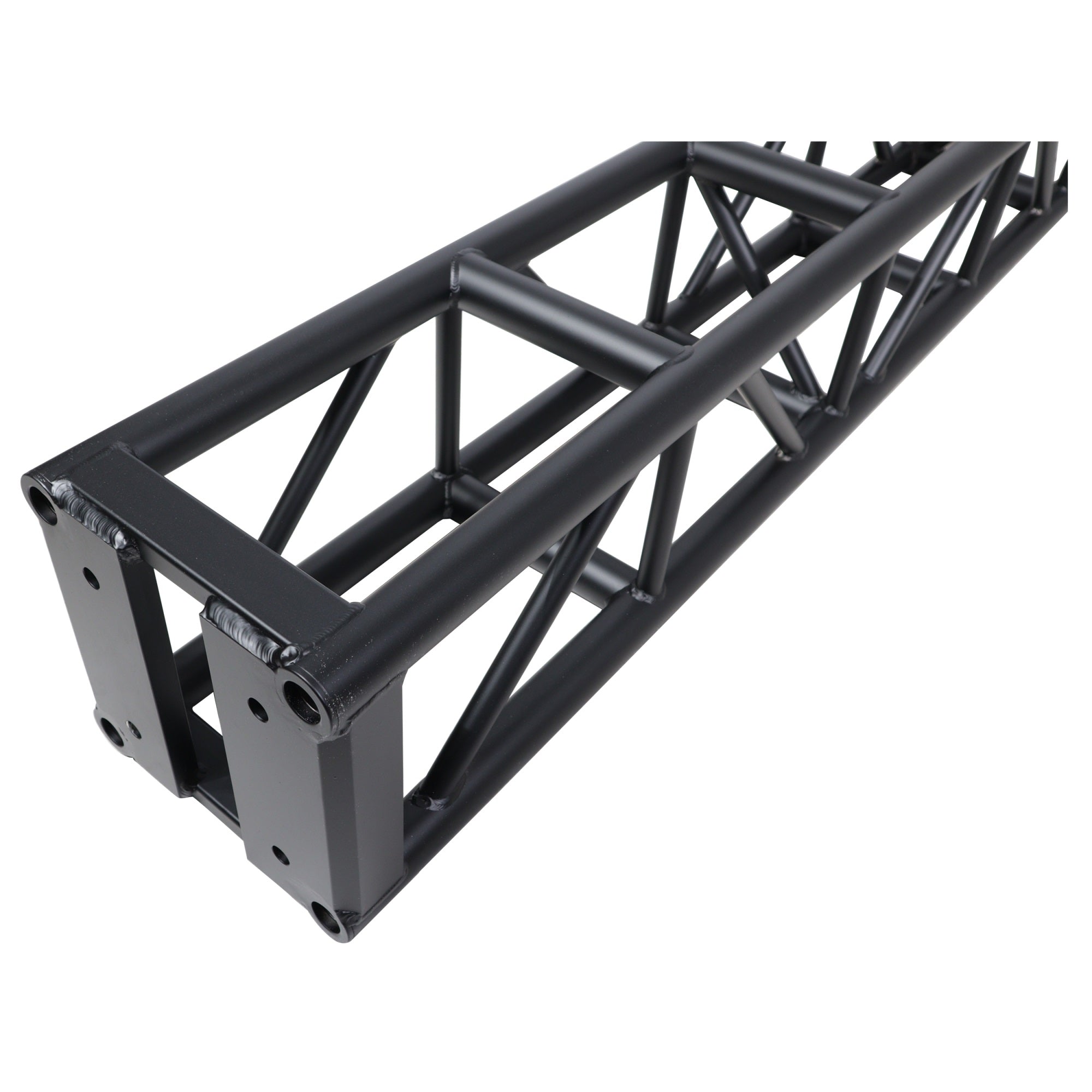 6Ft. Boltx Black Bolted 12 Inch Professional Box Truss Segment | 3Mm Wall  Black Finish