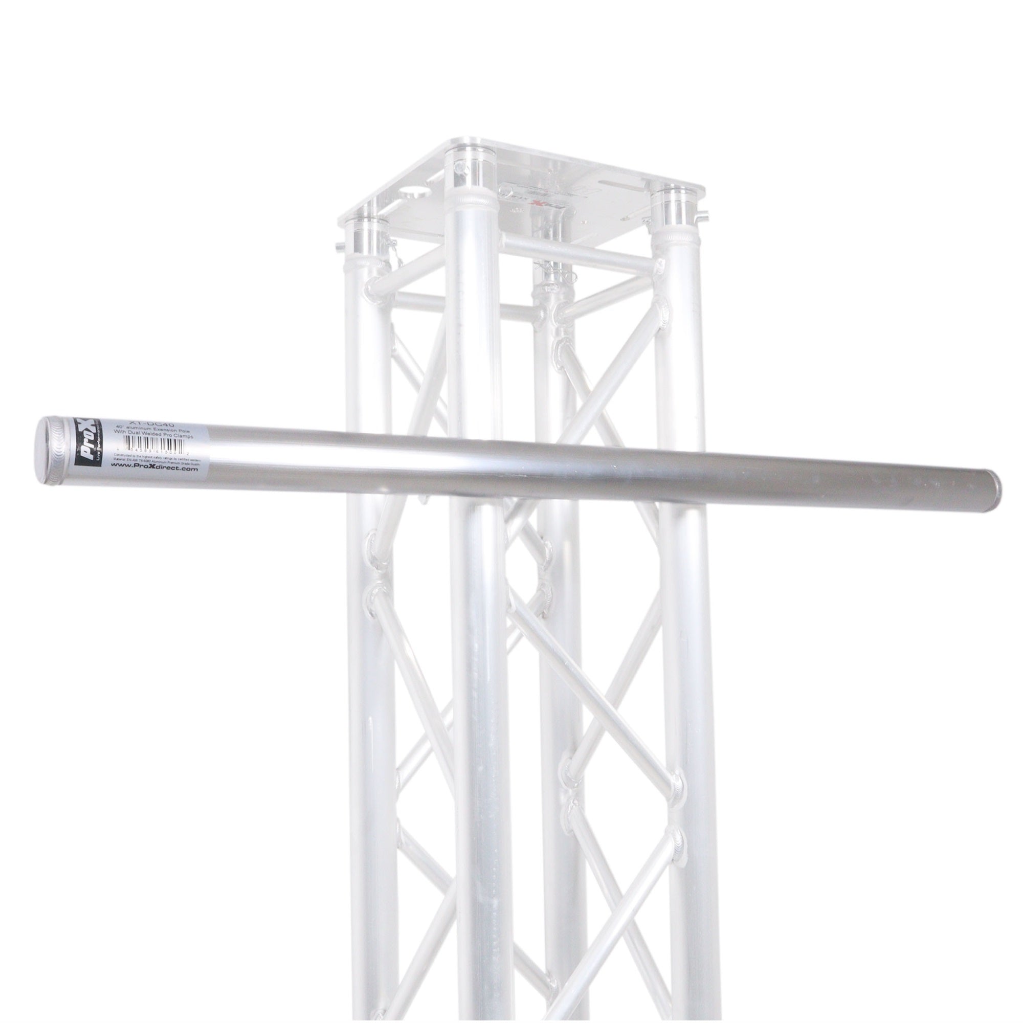 ProX XT-DC40 40 Aluminum Extension Pole with Dual Welded Pro Clamps